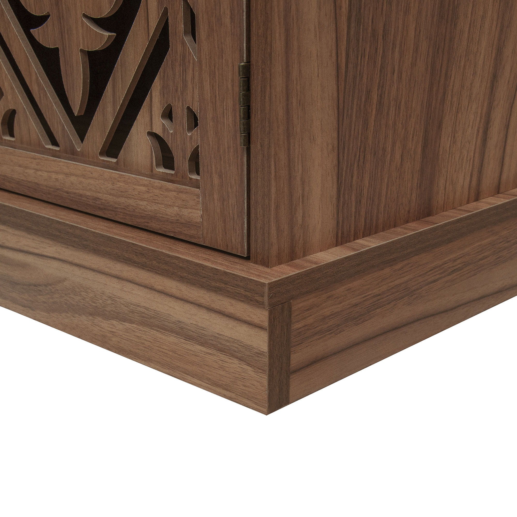 4 Door Cabinet With 1 Drawer, With 4 Adjustable Inner Shelves, Storage Cabinet