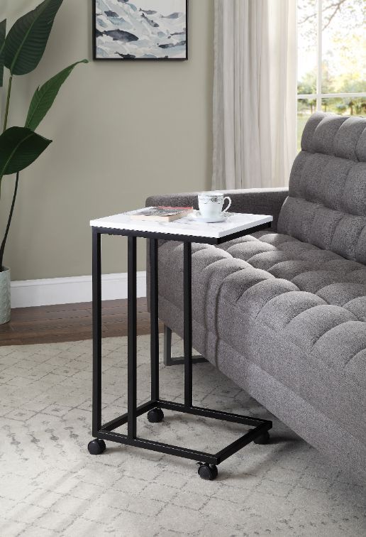 ACME KD• Rectangular Table Top• 4 Caster Wheels• Open Frame• Table Top Thickness: 0.6" | Meri Furniture
