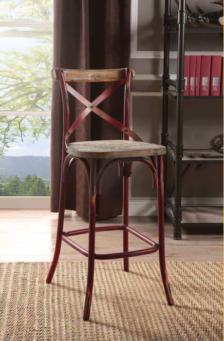 The Zaire collection chairs offer a vintage style bar chairs.