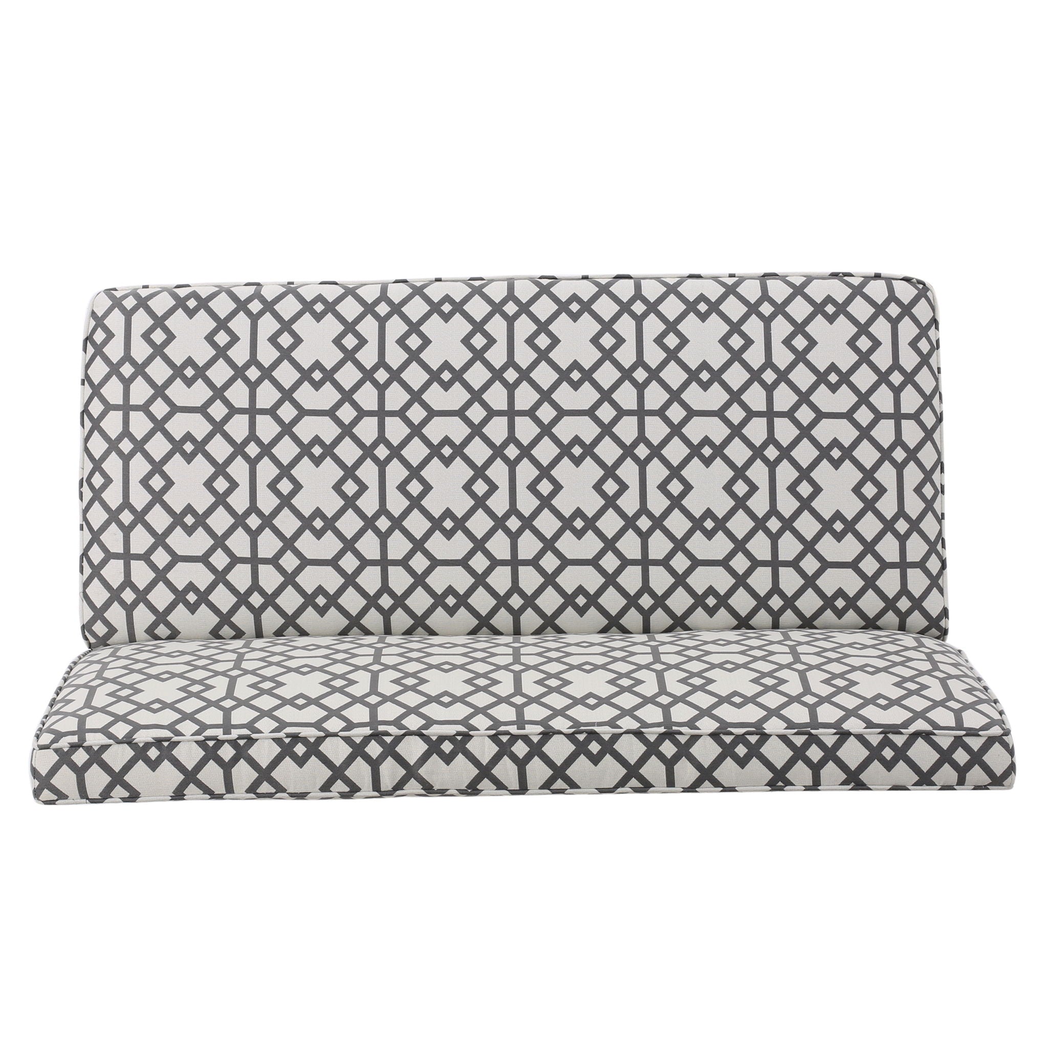 Contemporary Loveseat With Upholstered Fabric And Birch Wood Legs - Gray