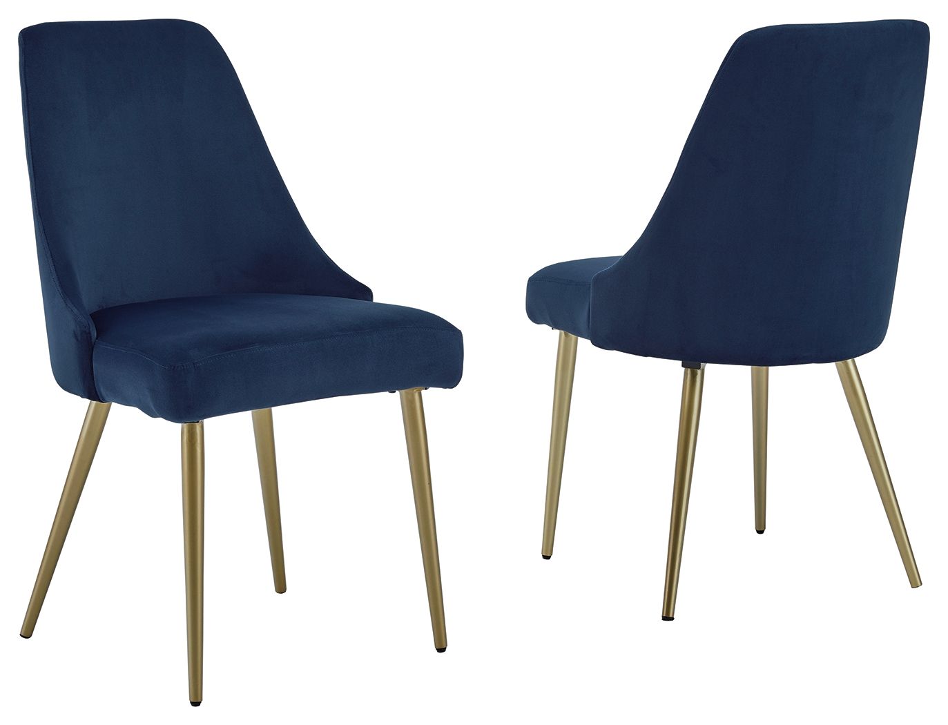 Signature Design by Ashley® Wynora - Blue - Dining Uph Side Chair (Set of 2) | Meri Furniture