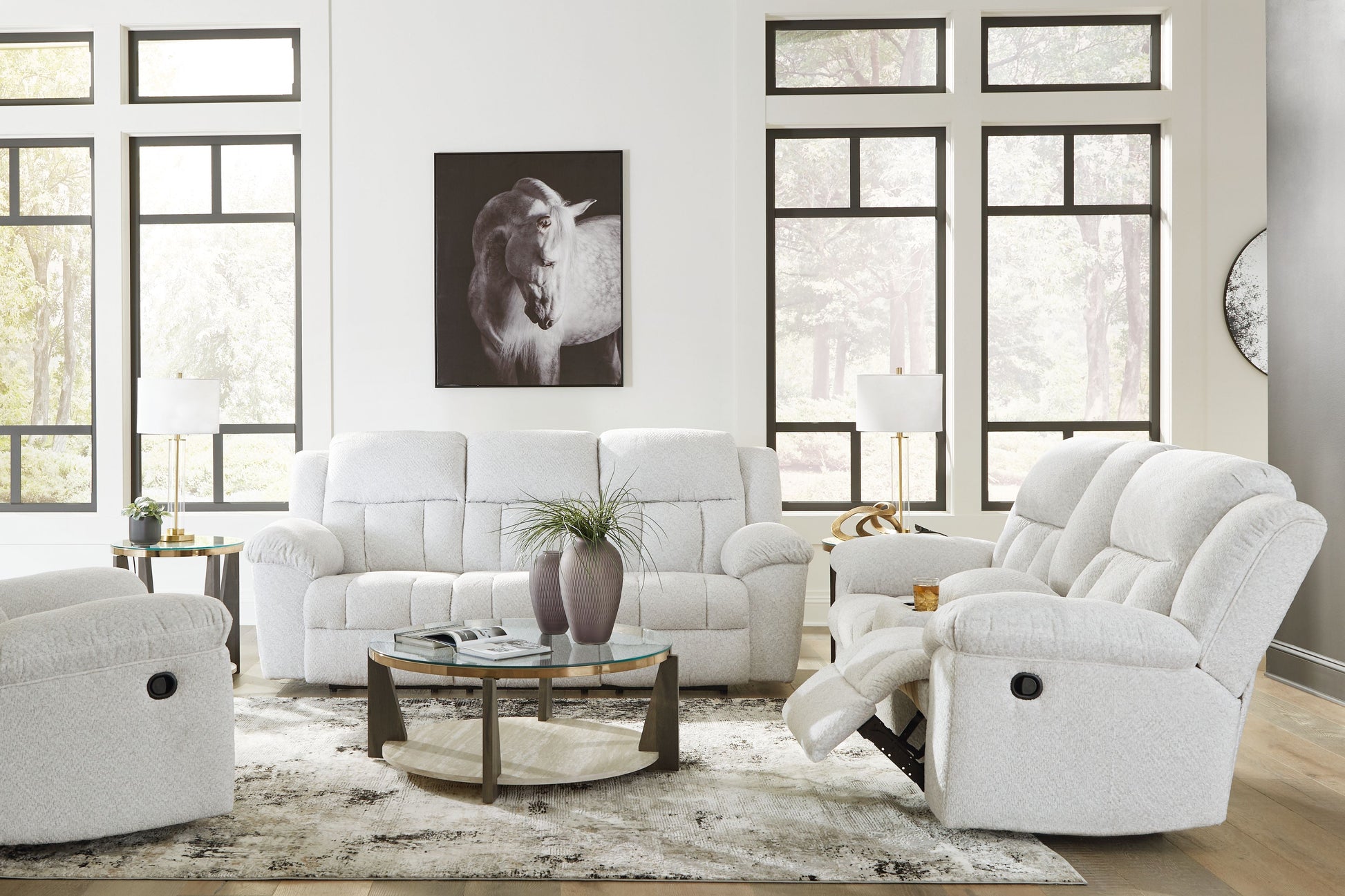 Signature Design by Ashley® Frohn - Reclining Living Room Set | Meri Furniture