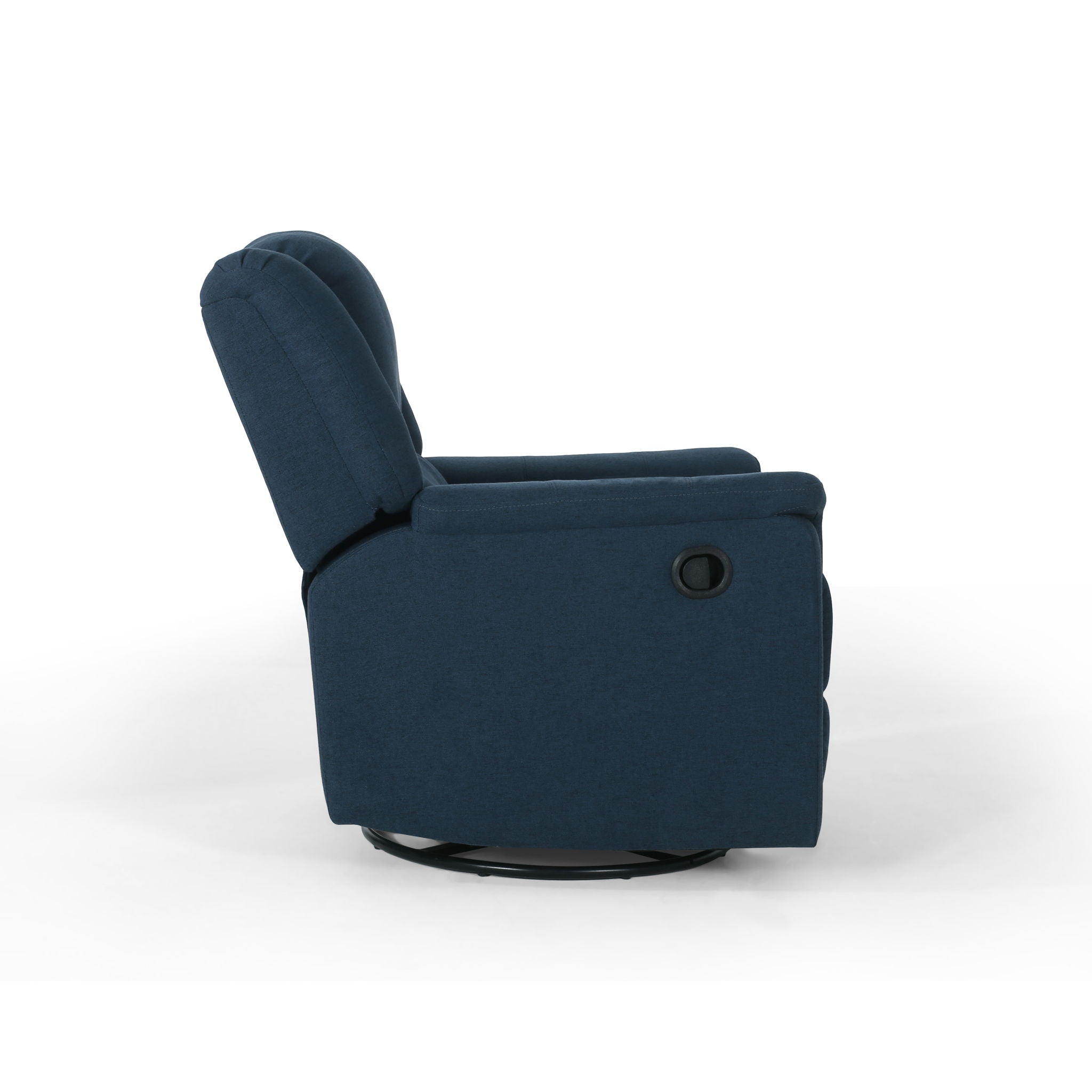 Contemporary Glider Recliner With Swivel Function