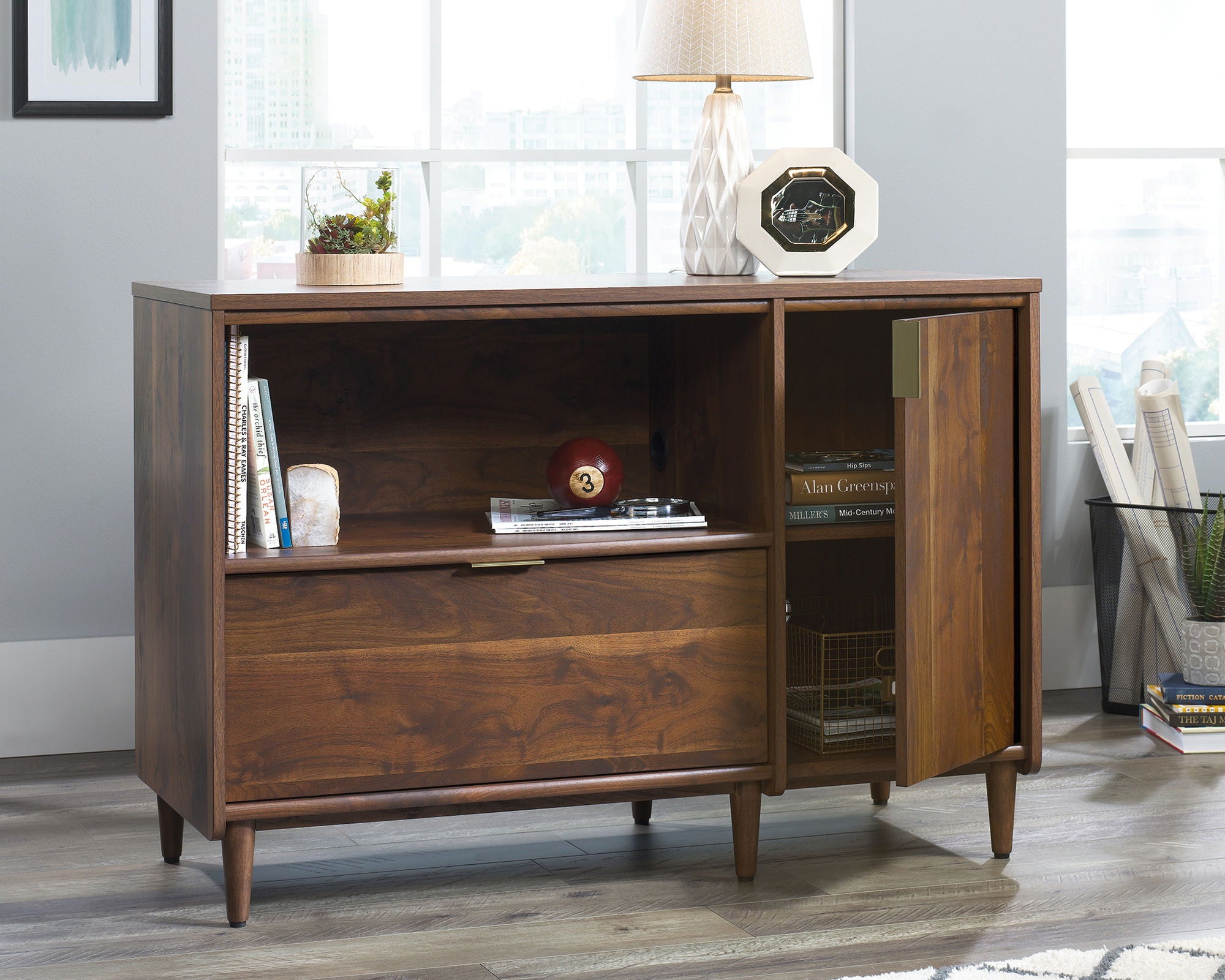 Clifford Place Credenza Grand Walnut