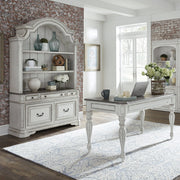 Liberty Furniture Magnolia Manor - 3 Piece Home Office Set (Desk & Hutch) - White | Meri Furniture