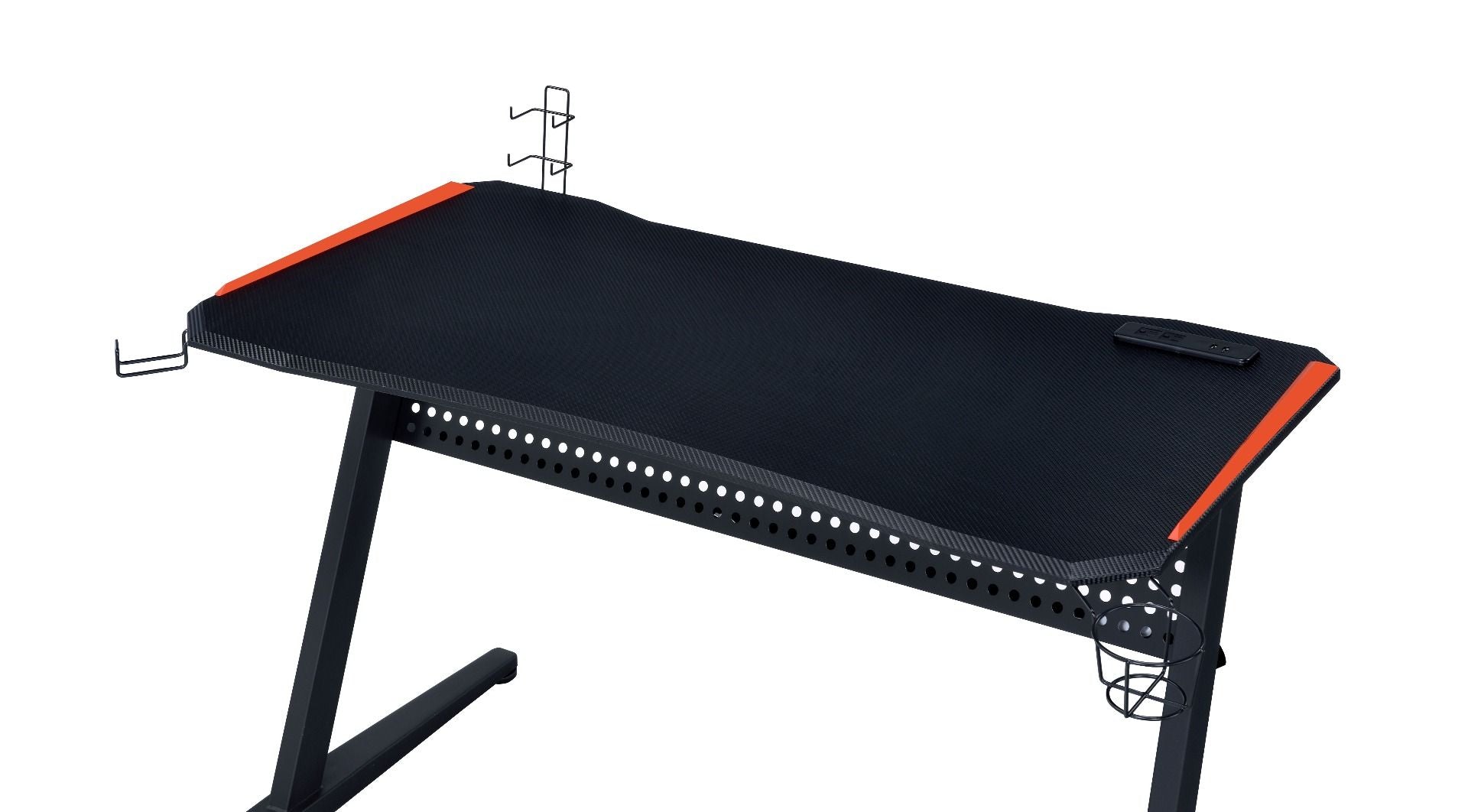 ACME Dragi - Gaming Table - Black & Red Finish | Meri Furniture