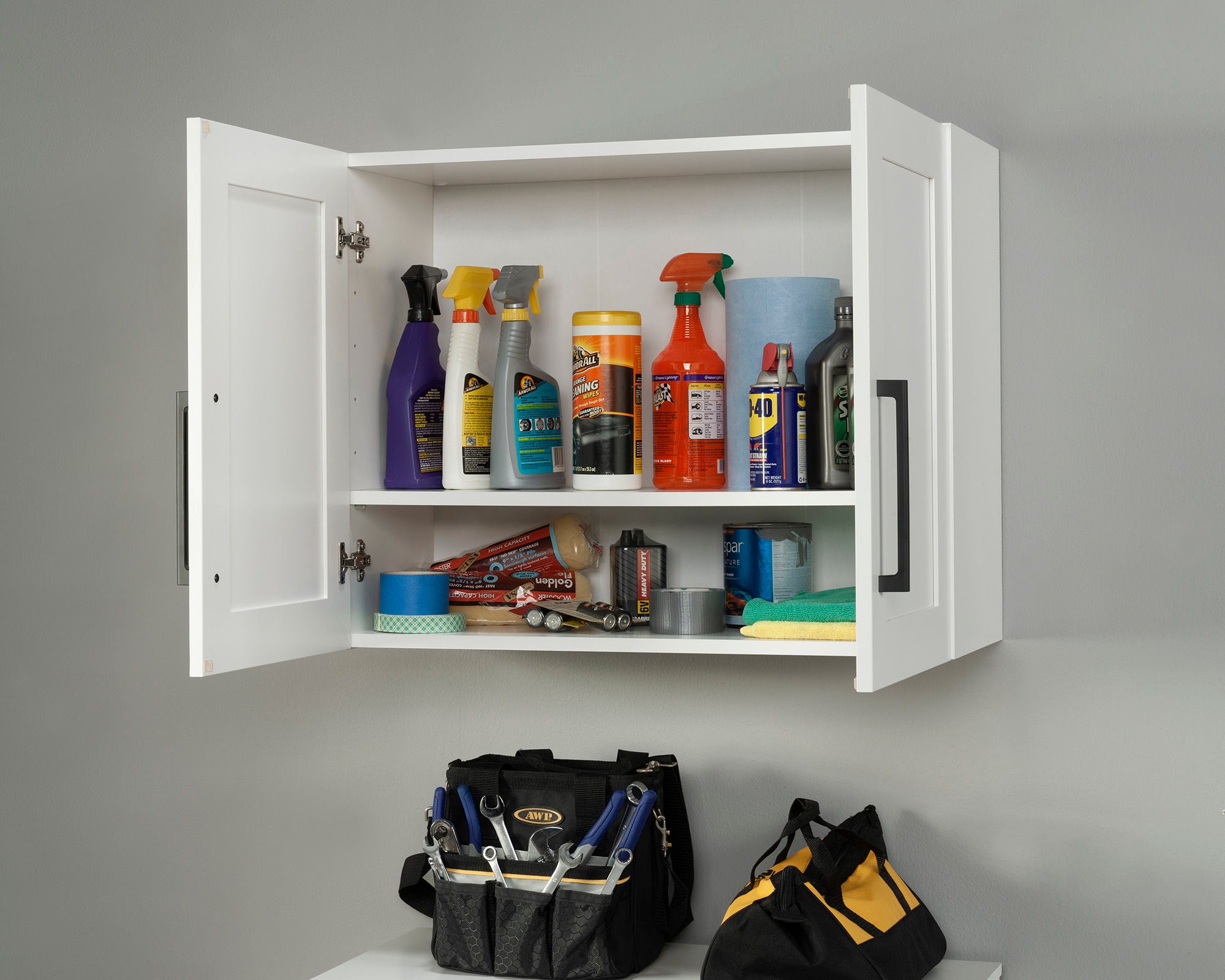 2-Door Wall Cabinet in Soft White