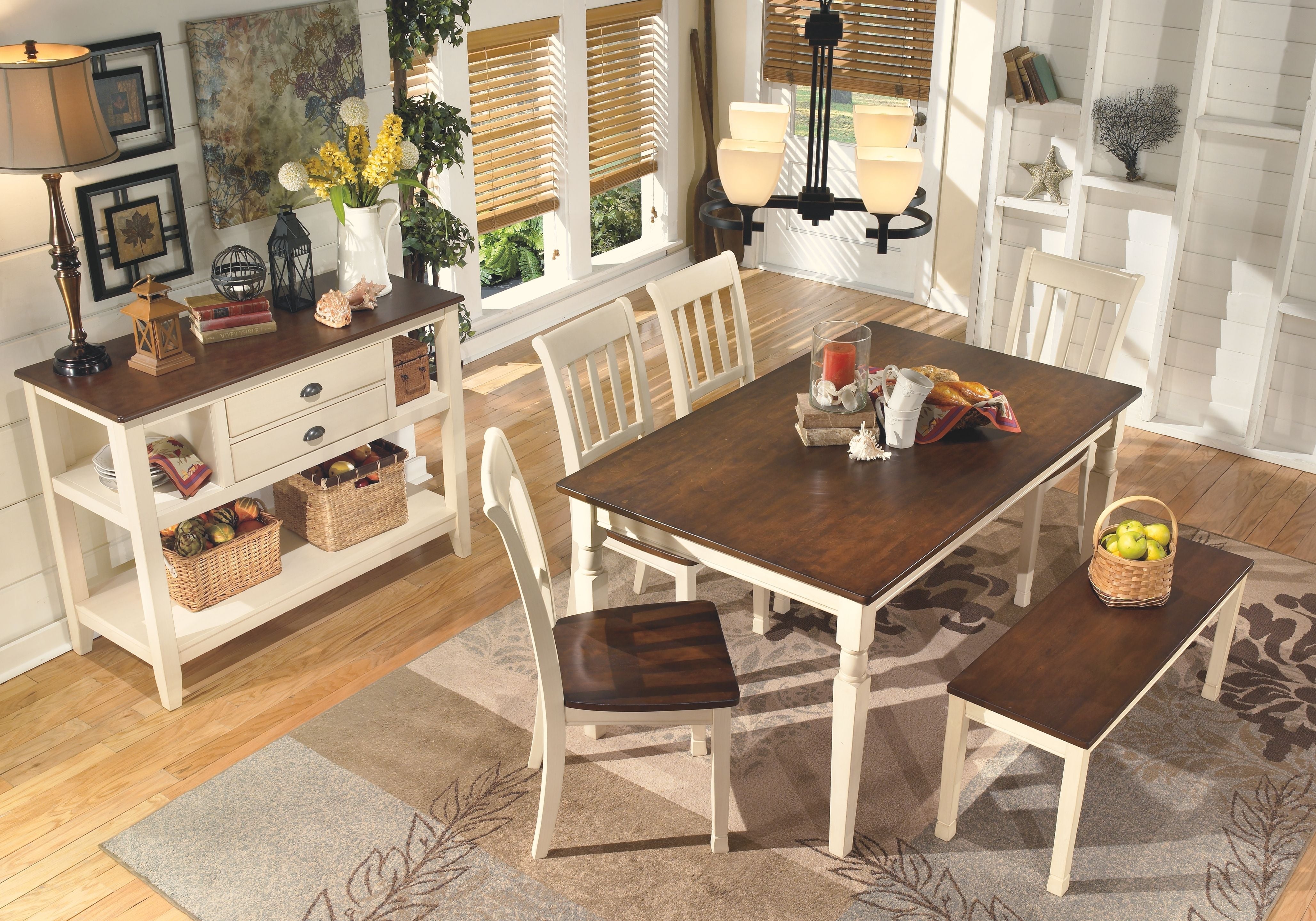 Signature Design by Ashley® Whitesburg - Dining Table Set | Meri Furniture