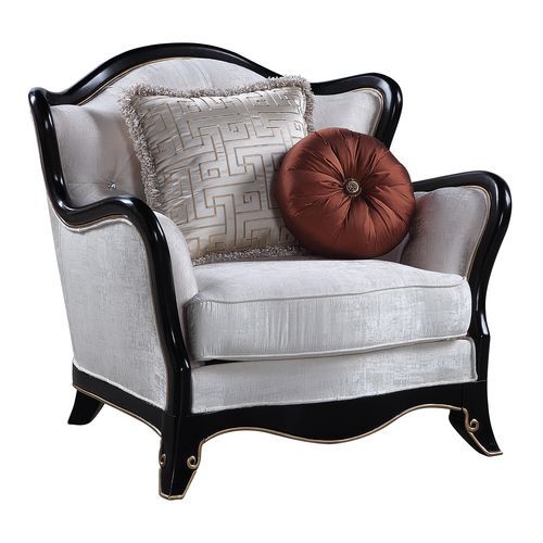 ACME Nurmive - Chair - Beige Fabric | Meri Furniture
