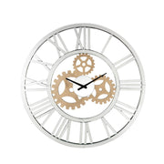 ACME Acilia - Wall Clock - Mirrored | Meri Furniture
