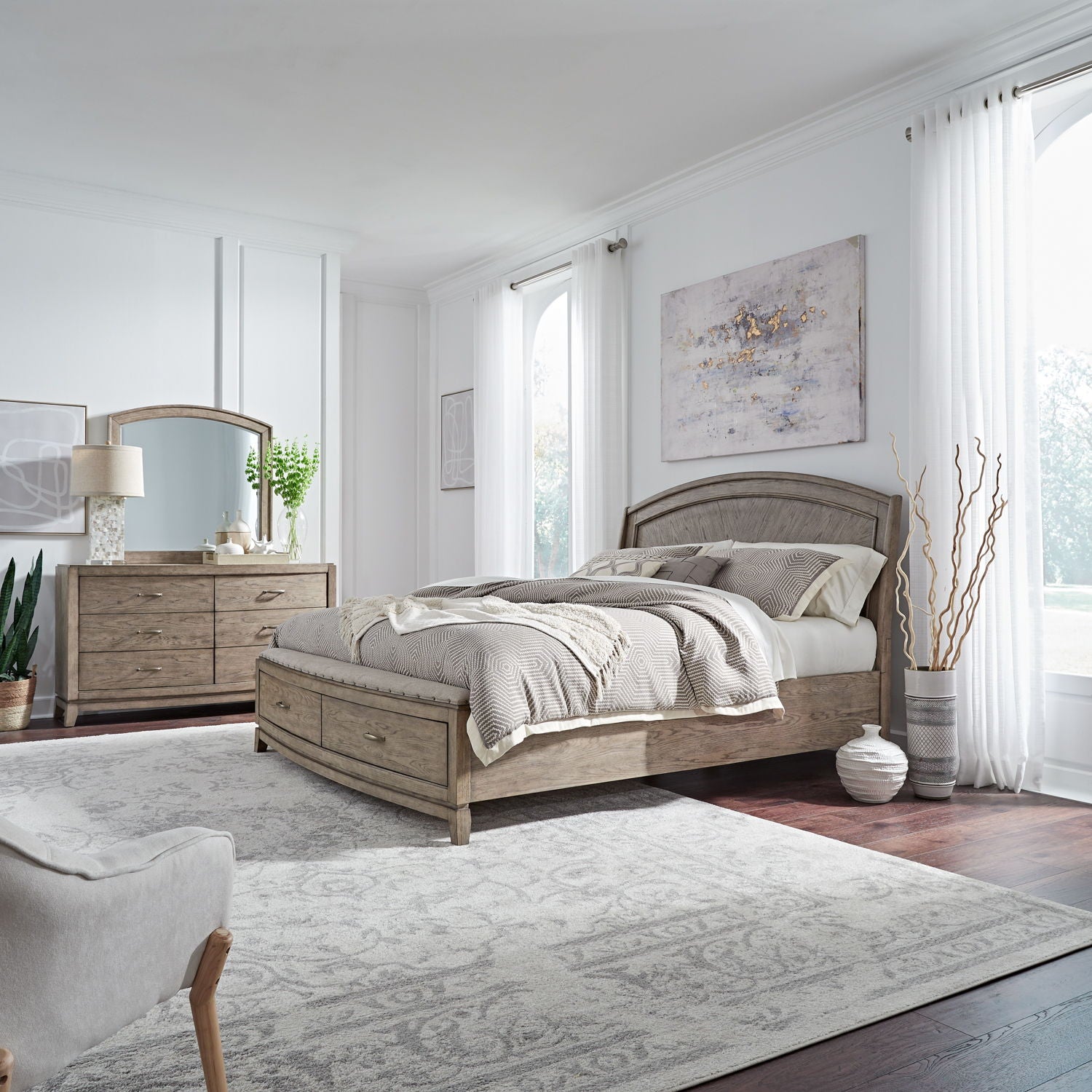 Liberty Furniture Avalon - Panel Bedroom Set | Meri Furniture