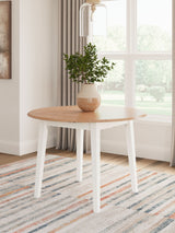 Gesthaven - Round Dining Room Drop Leaf Table