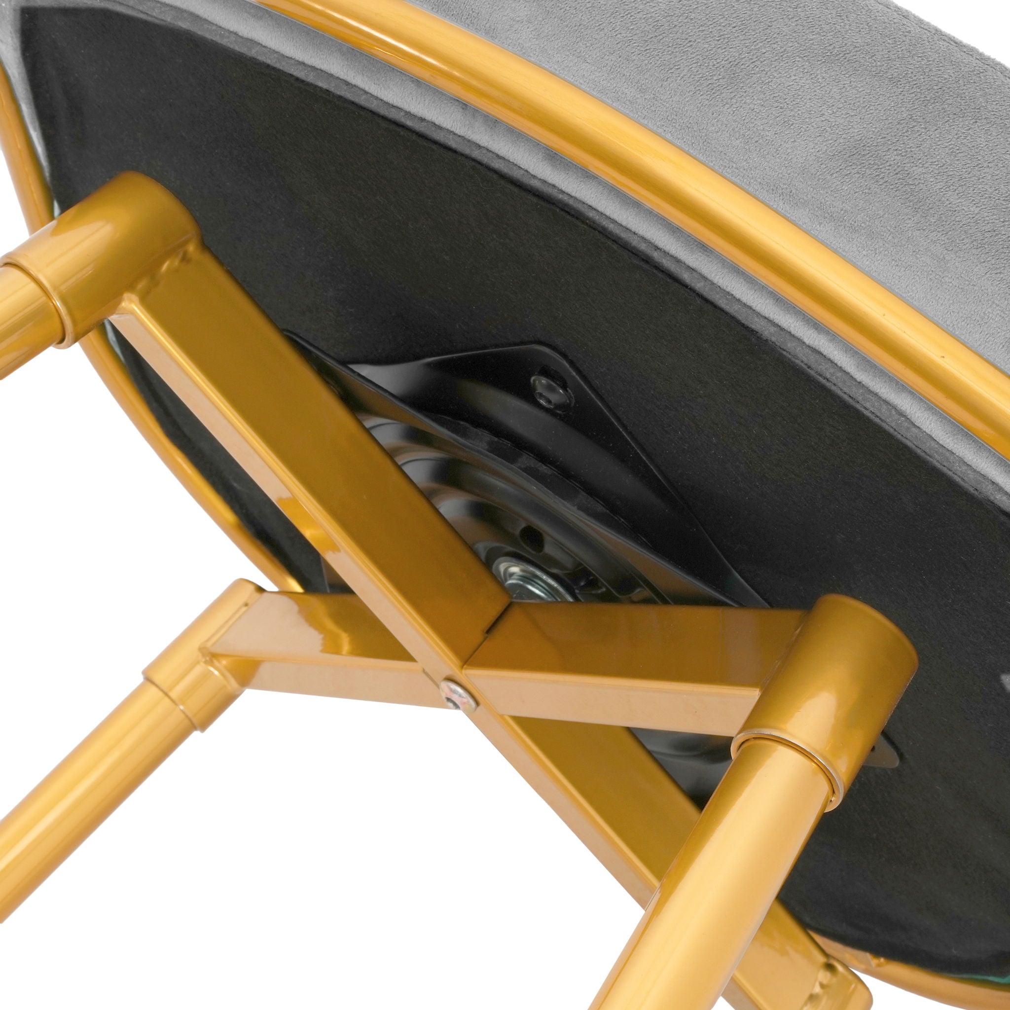 Modern Low Back Upholstered Counter Height Bar Stools (Set of 2)