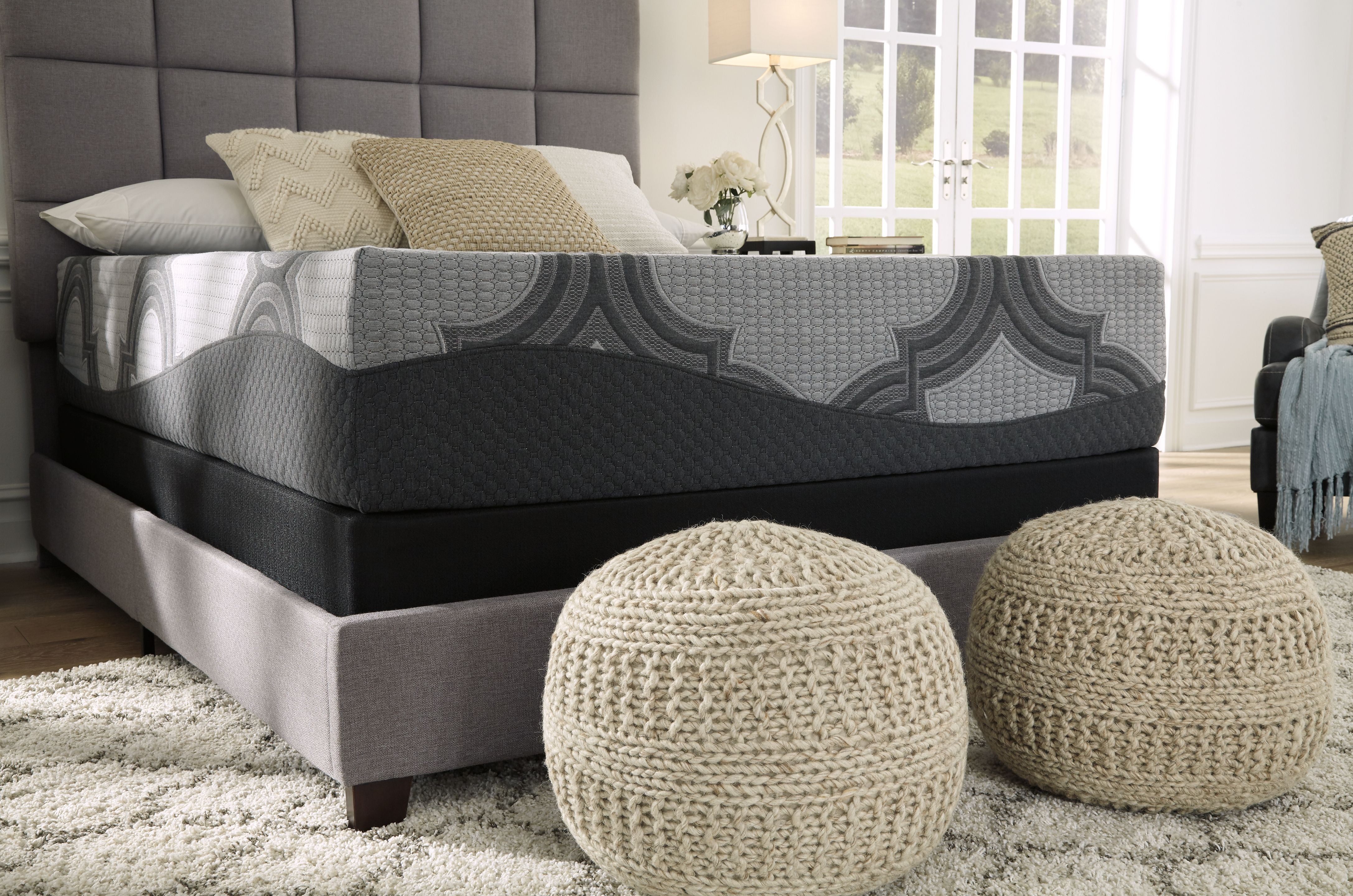 Ashley Sleep® 1100 Series - Hybrid Mattress, Foundation | Meri Furniture