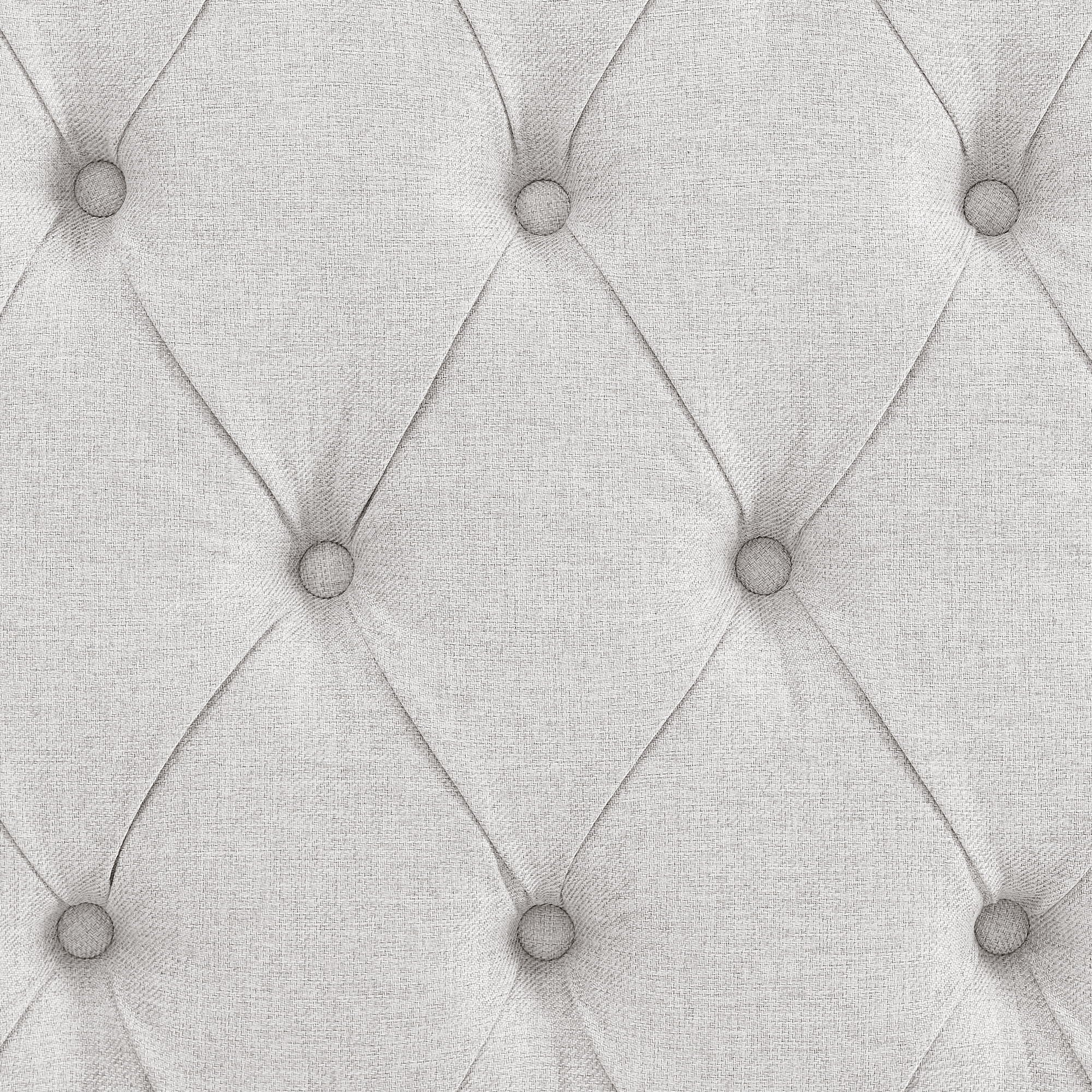 Inspired Upholstered Daybed With Trundle, Button Tufted