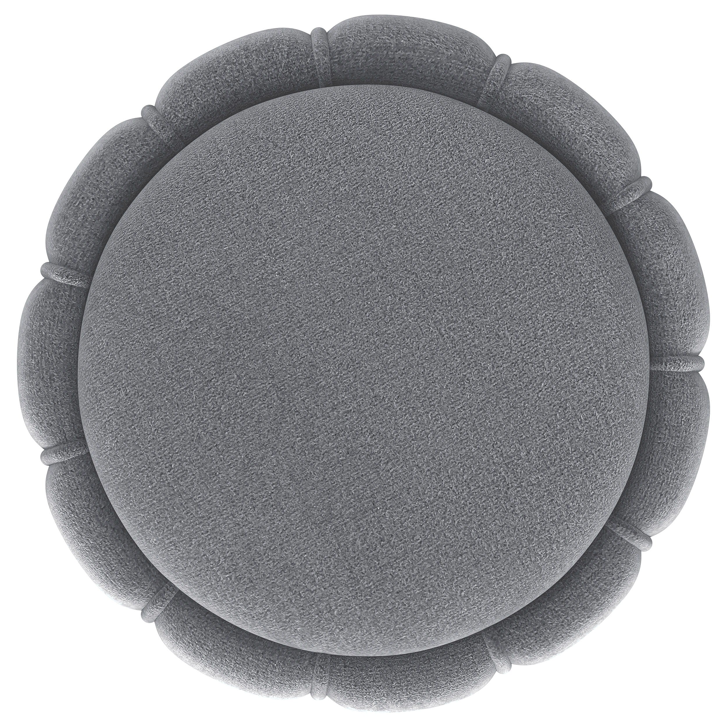Coaster Fine Furniture Sora - Round Upholstered Ottoman | Meri Furniture