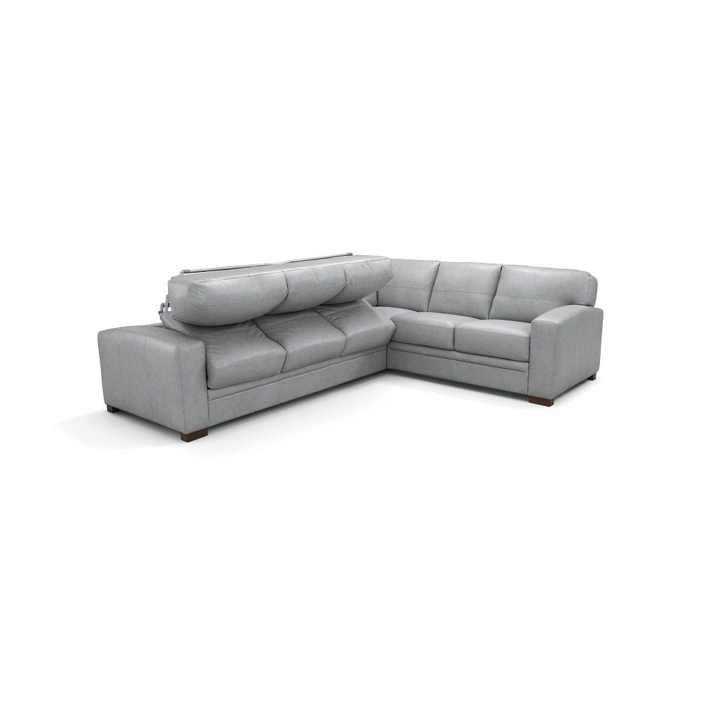 ACME Goma - Sectional Sofa With Sleeper - Light Gray | Meri Furniture