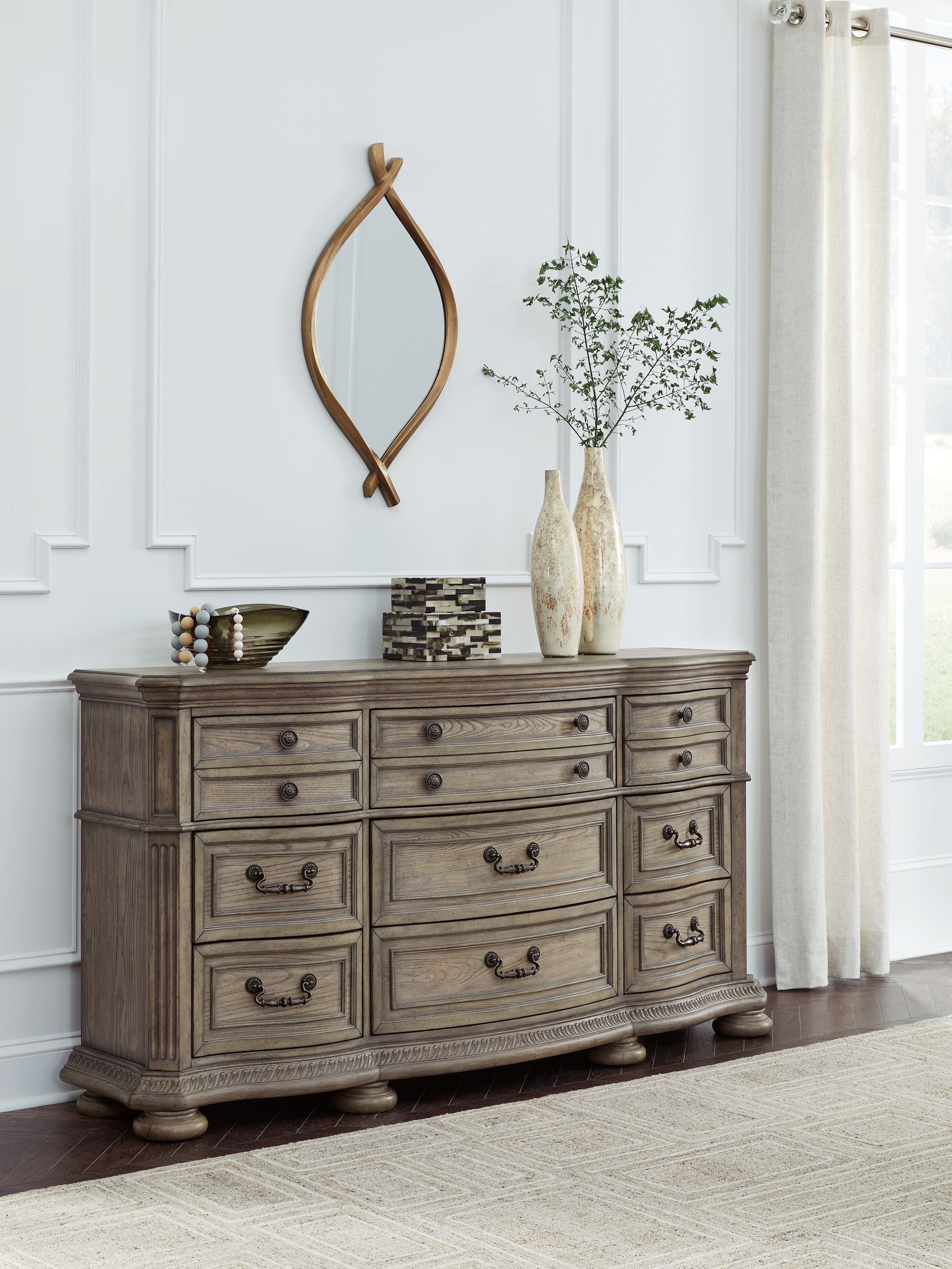 Signature Design by Ashley® Ardenfield - Light Brown - Dresser | Meri Furniture