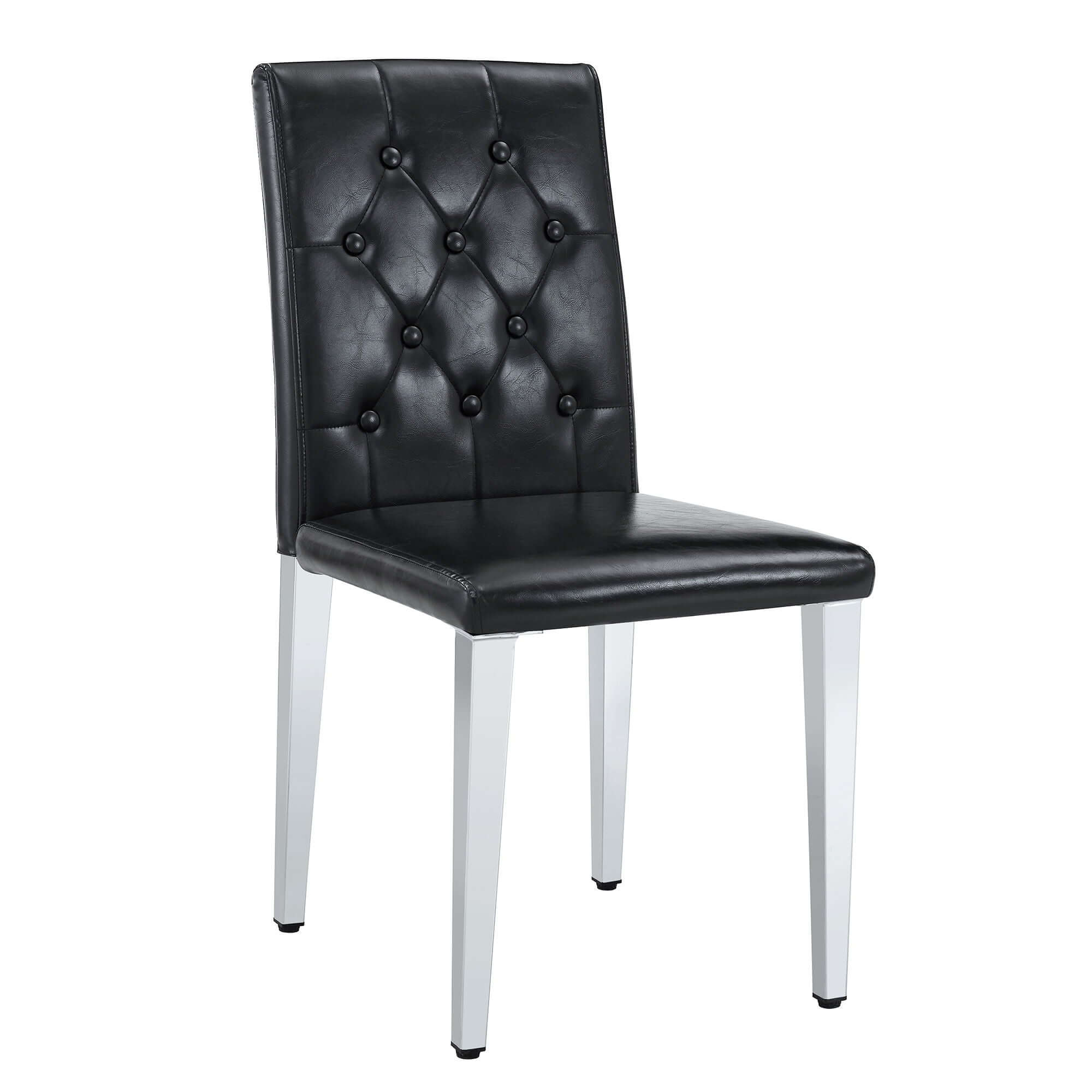 Dining Chairs With Ergonomic Buckle Backrest For Home