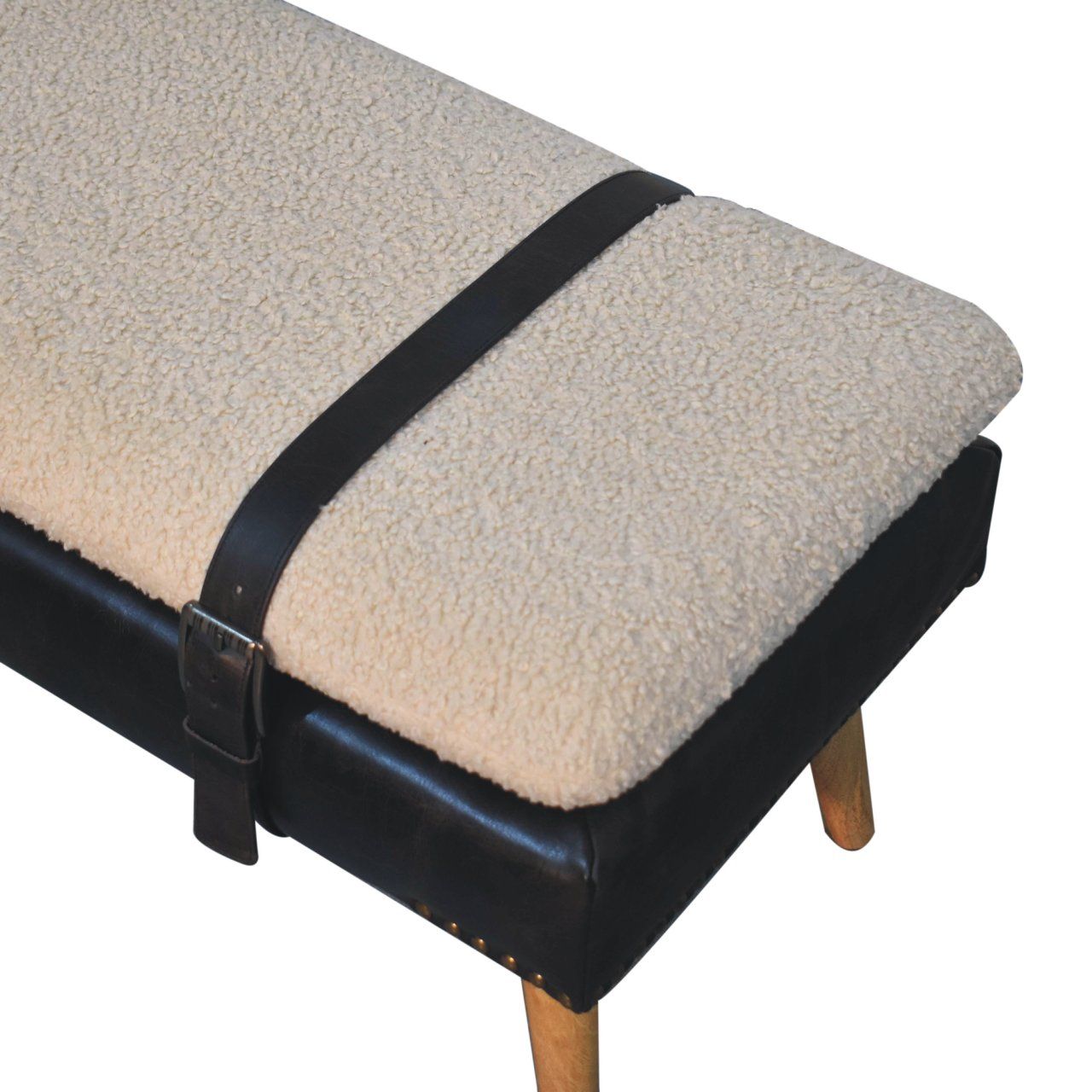 Buffalo - Hide Leather Bench