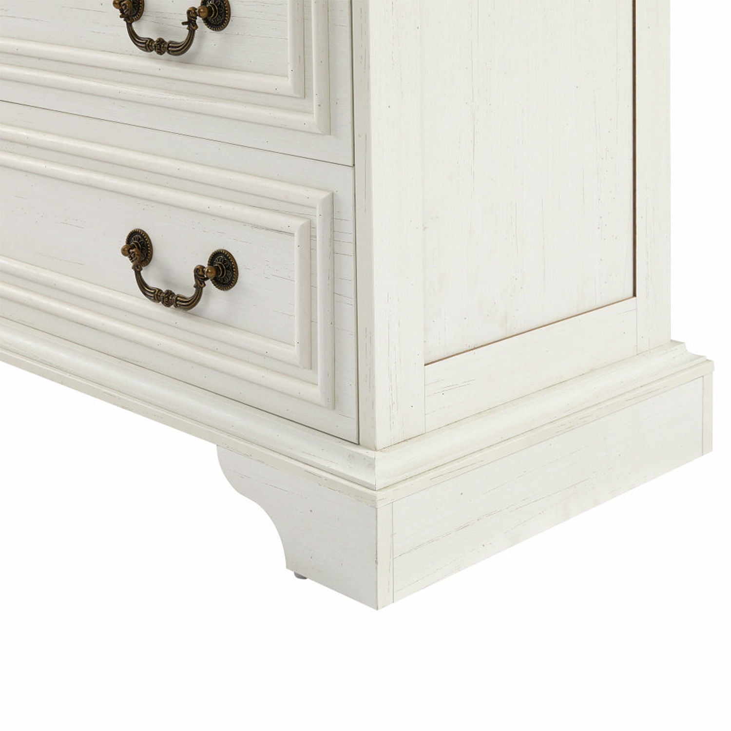 Modern 5 Drawer Dresser For Bedroom, Ample Storage Wide Chest Of Drawers