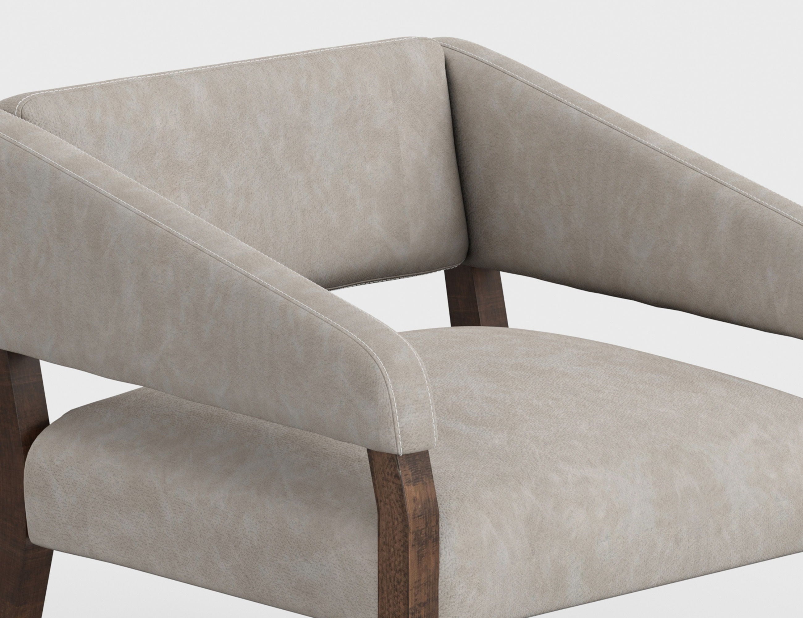 International Furniture Direct Murcia - Armchair - Gray | Meri Furniture