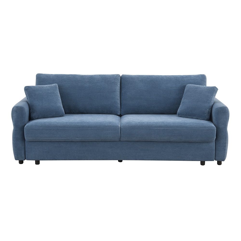 ACME Haran - Sofa With Sleeper - Blue | Meri Furniture
