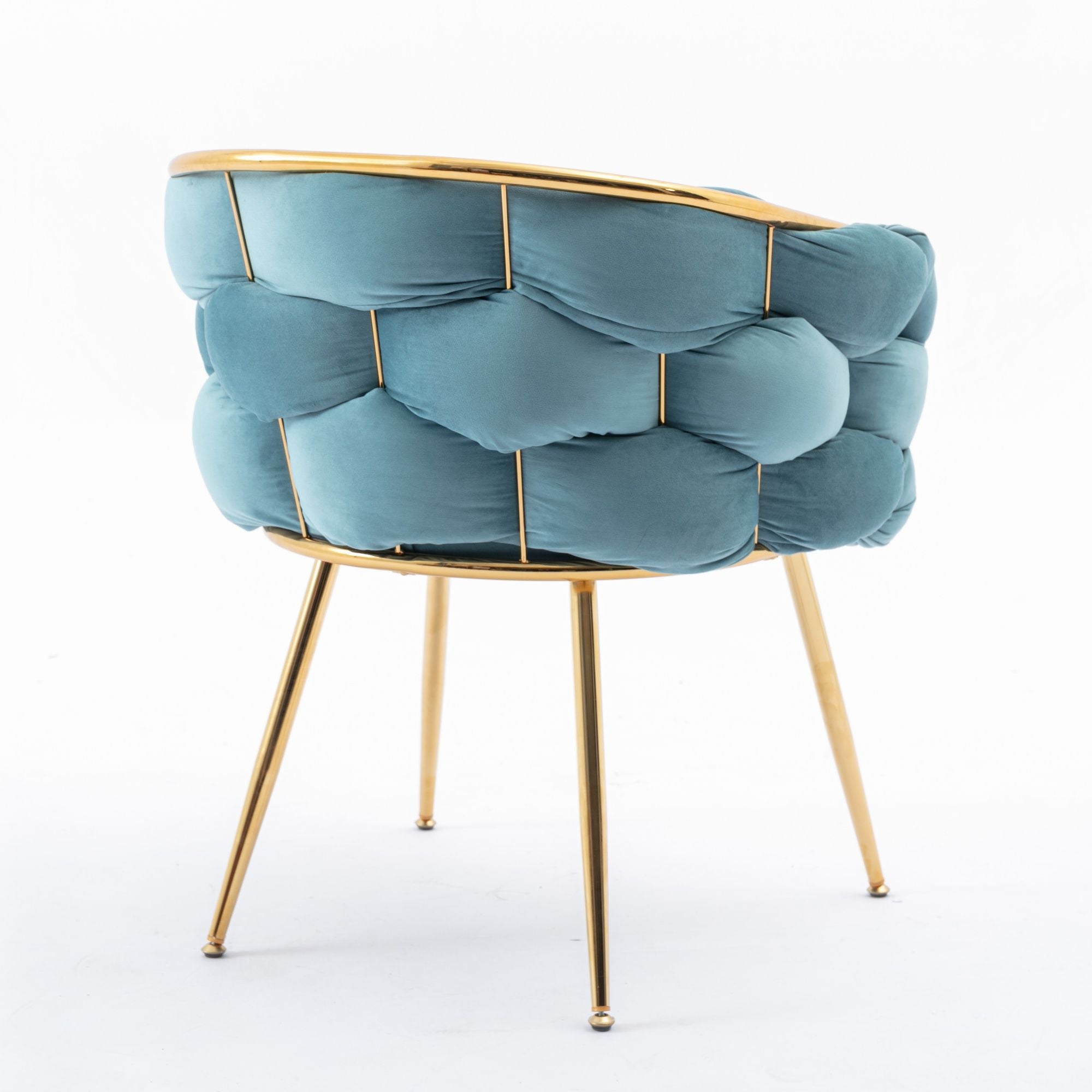 Luxury Modern Simple Leisure Velvet Single Sofa Chair Bedroom Lazy Person Household Dresser Stool Manicure Table Back Chair