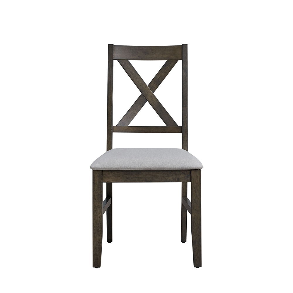ACME Marit - Side Chair (Set of 2) - Gray Finish | Meri Furniture