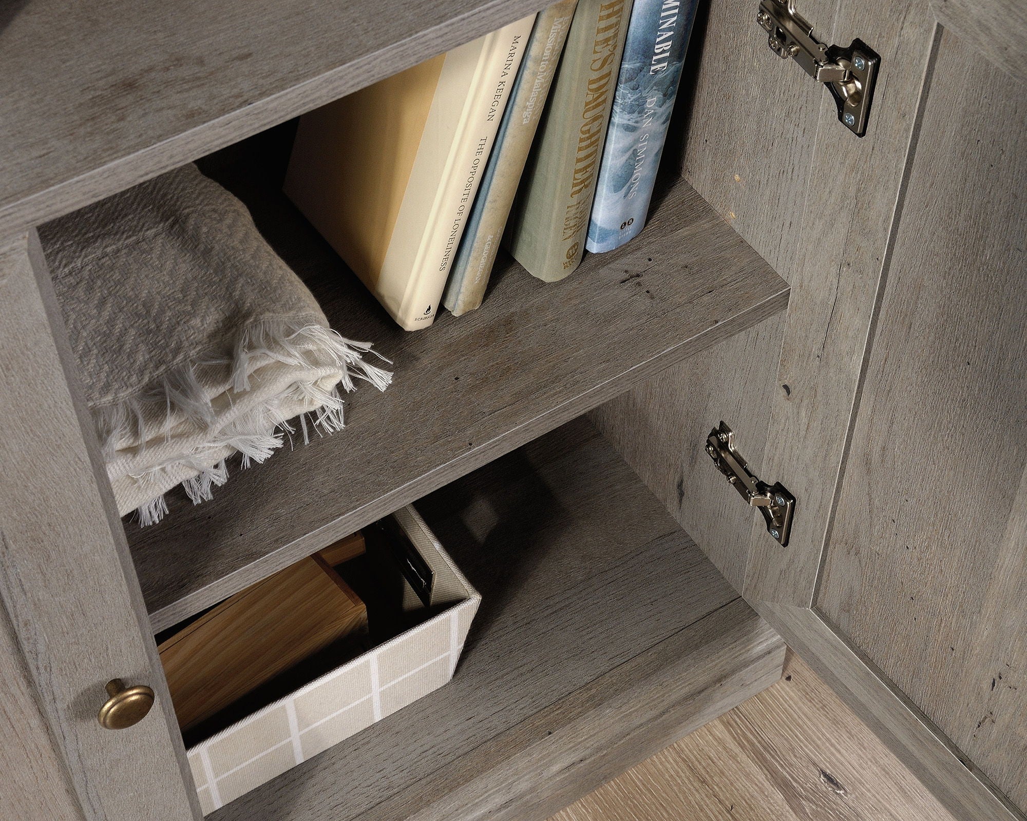 Bookcase With Doors in Mystic Oak