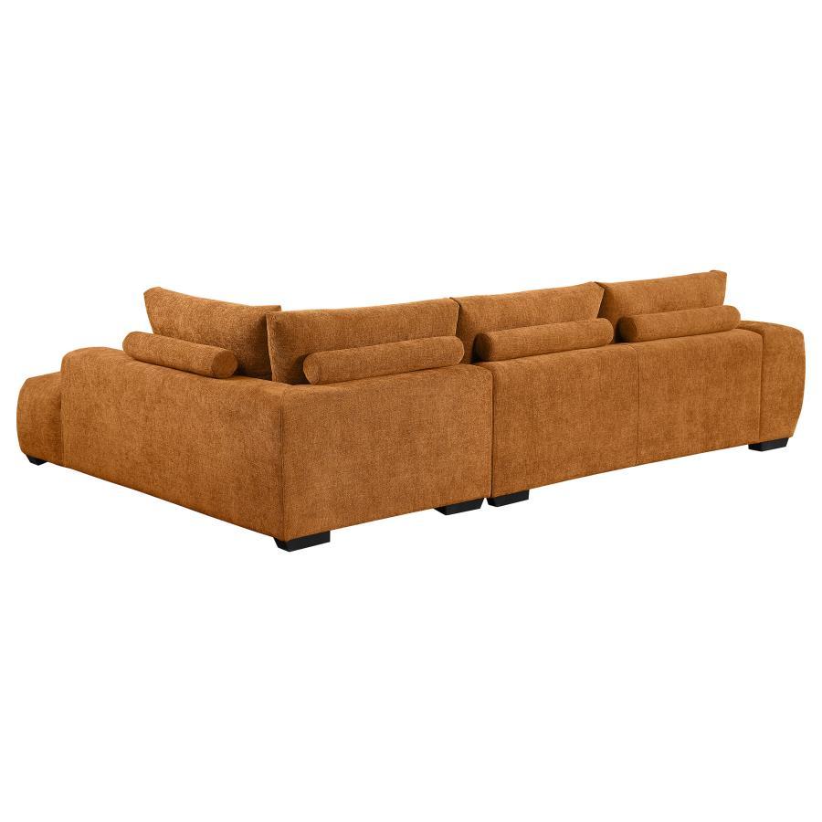 Coaster Fine Furniture Camacho - Upholstered Sectional Sofa With Ottoman Set | Meri Furniture