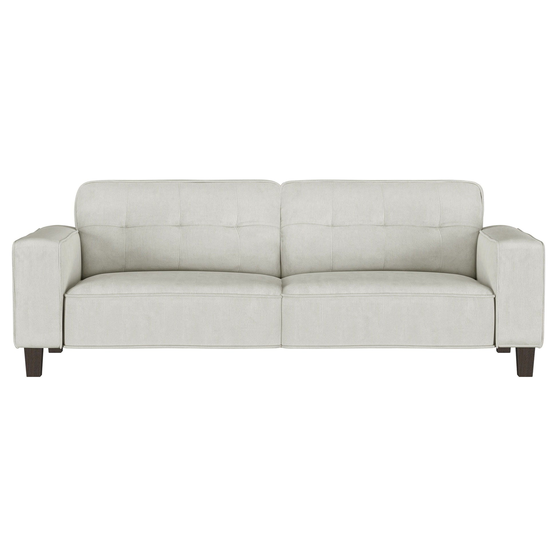 Coaster Fine Furniture Deerhurst - Upholstered Track Arm Tufted Sofa - Greige | Meri Furniture