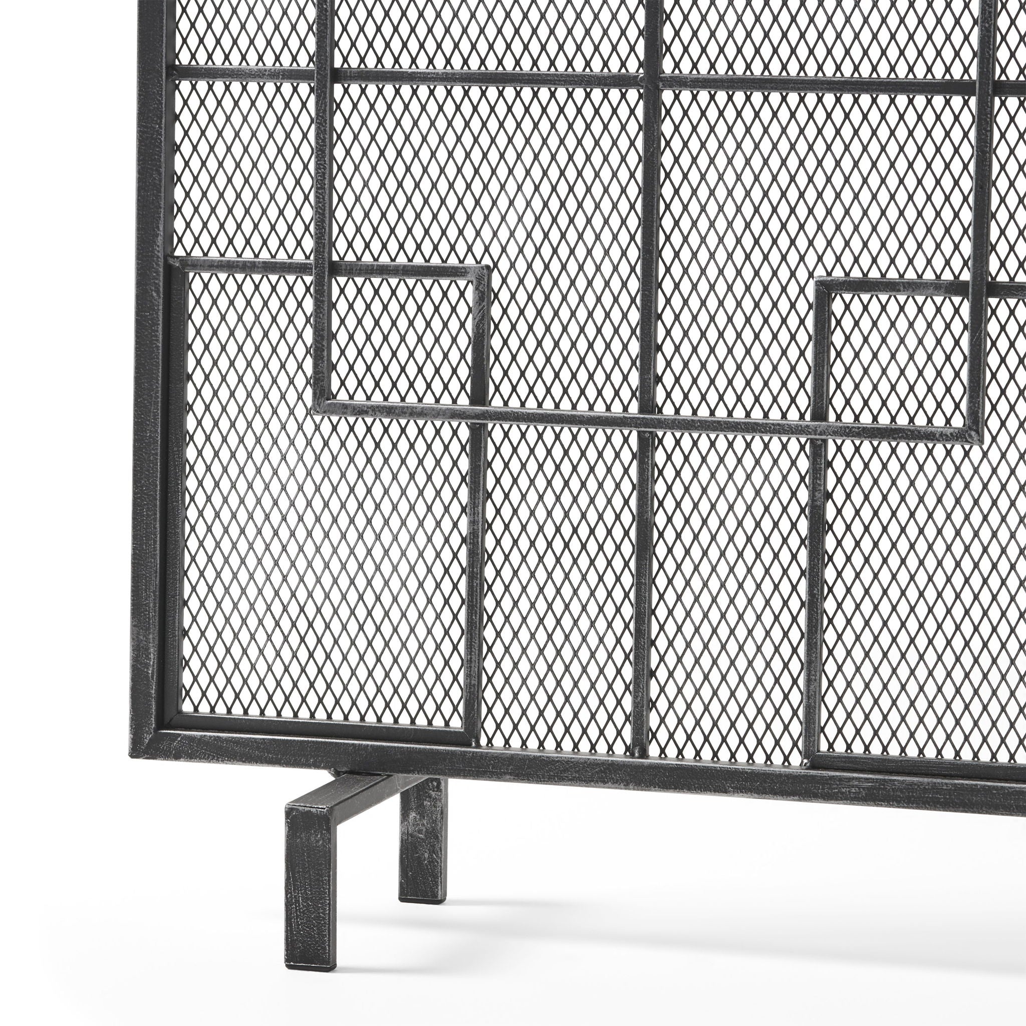 Dorothy - Modern Single Panel Iron Fire Screen