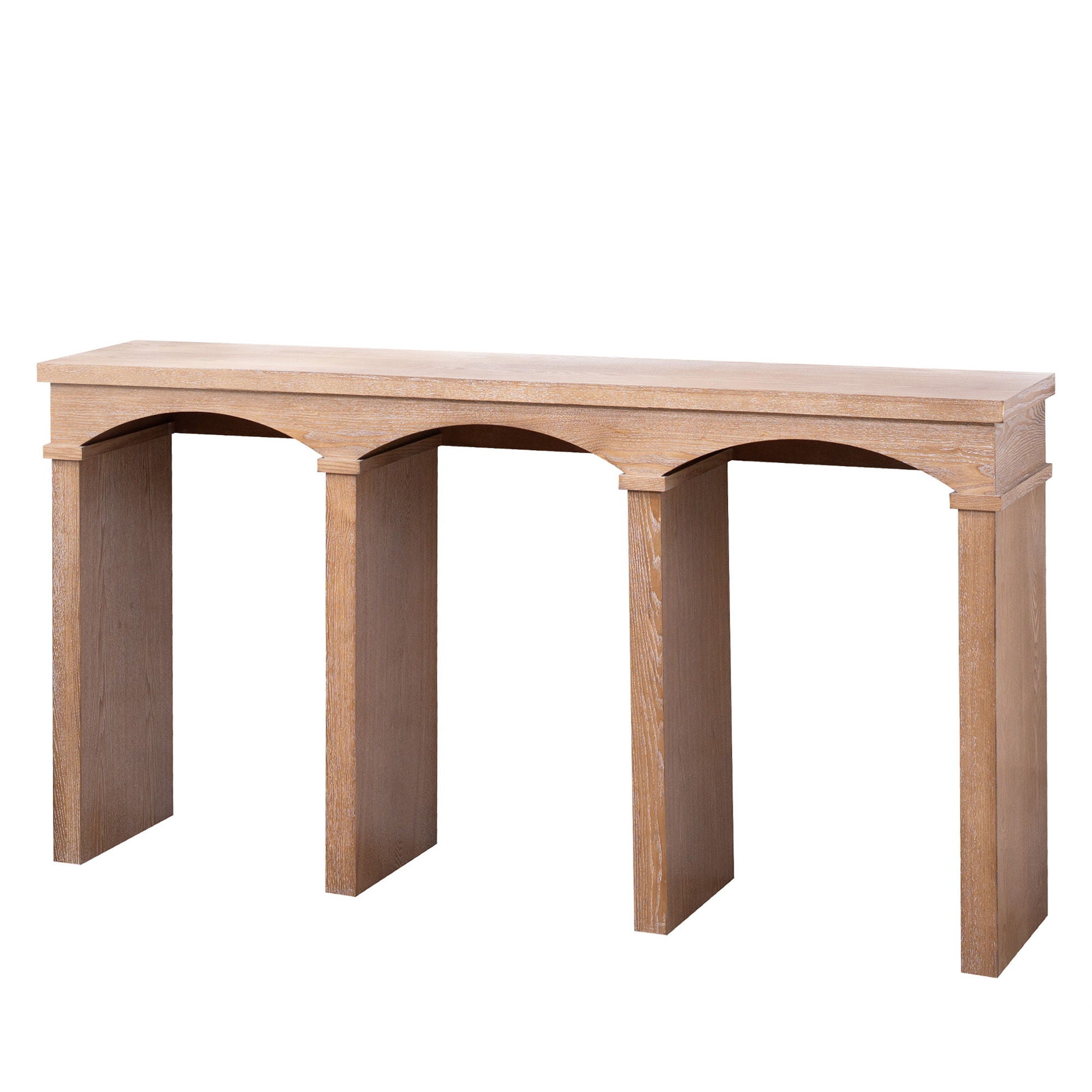 Archway Console Table - Antique Natural / Light Natural / Natural