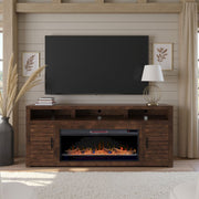 Sausalito - Electric Fireplace TV Stand Console For TVs Up To 95" - Whiskey