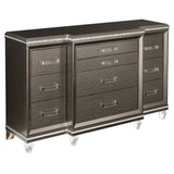 The clean lines and transitional look of the Sadie Dresser is an ideal addition to any bedroom.