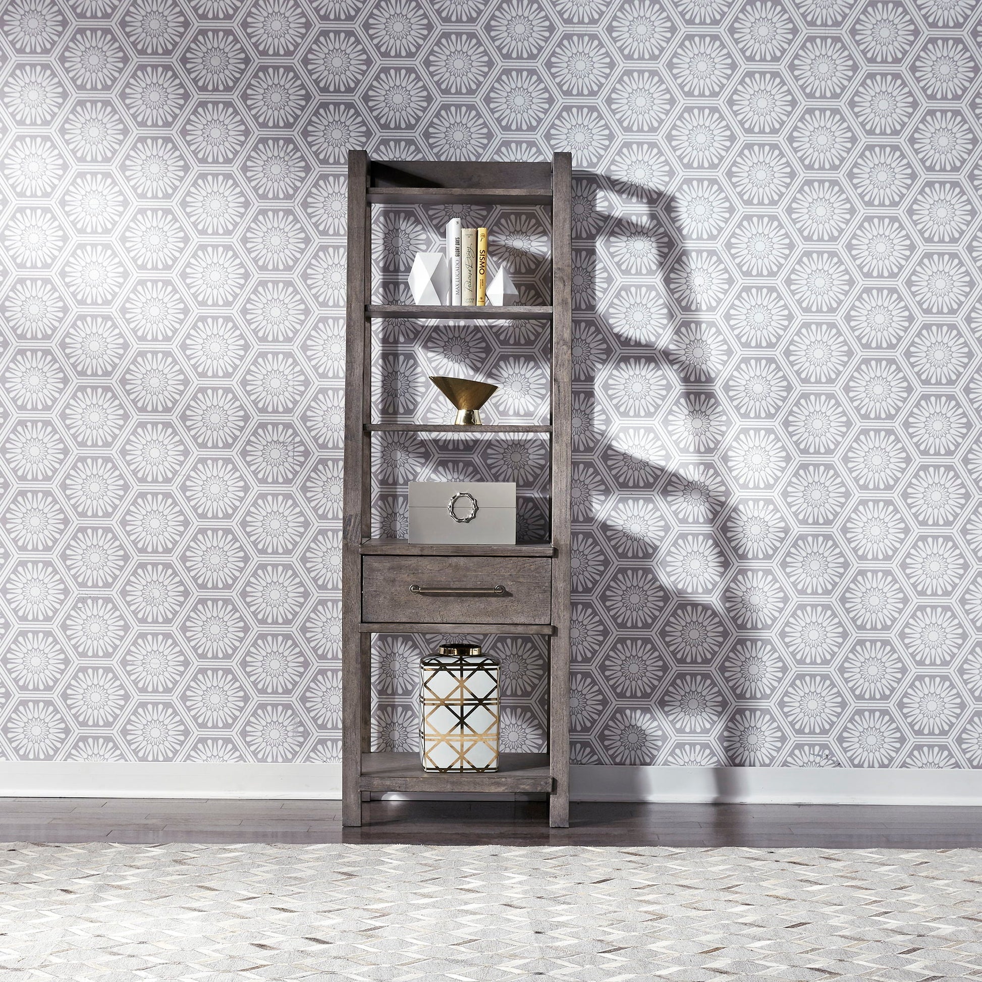 Liberty Furniture Modern Farmhouse - Leaning Pier - Dusty Charcoal | Meri Furniture