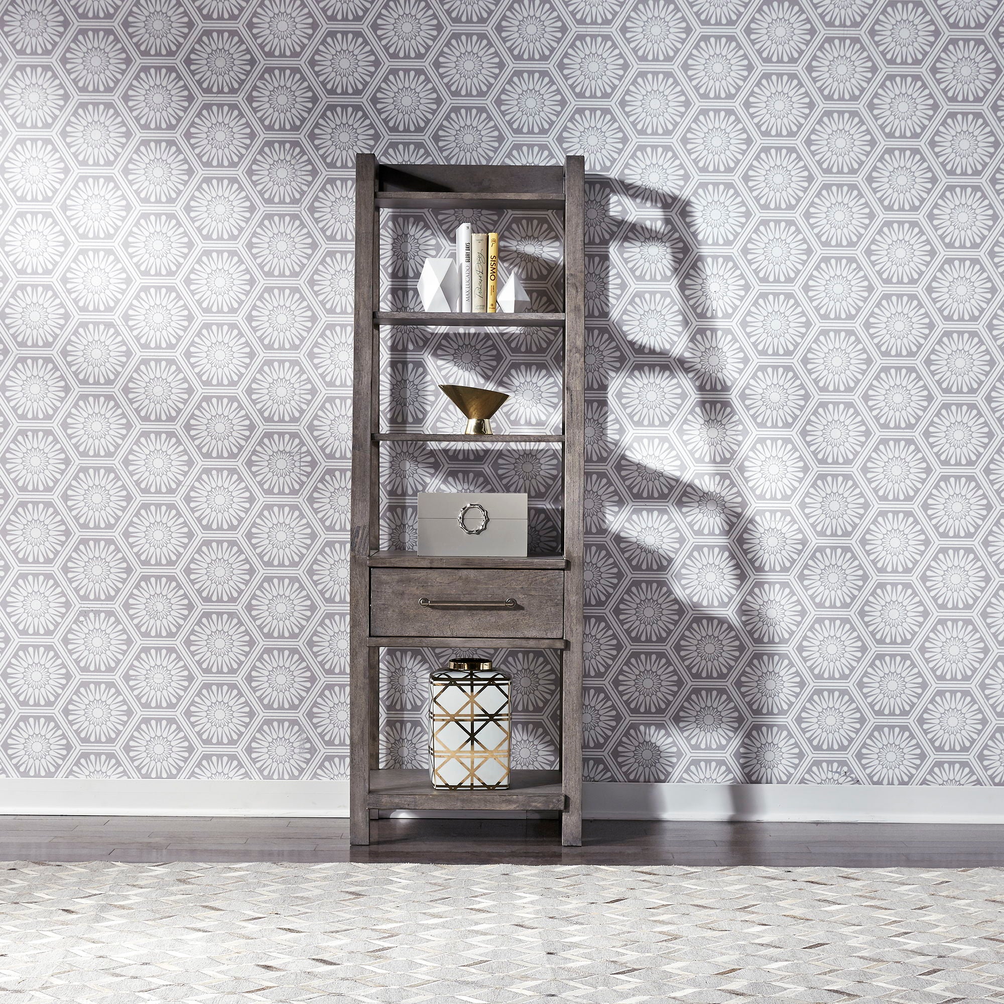 Liberty Furniture Modern Farmhouse - Leaning Pier - Dusty Charcoal | Meri Furniture