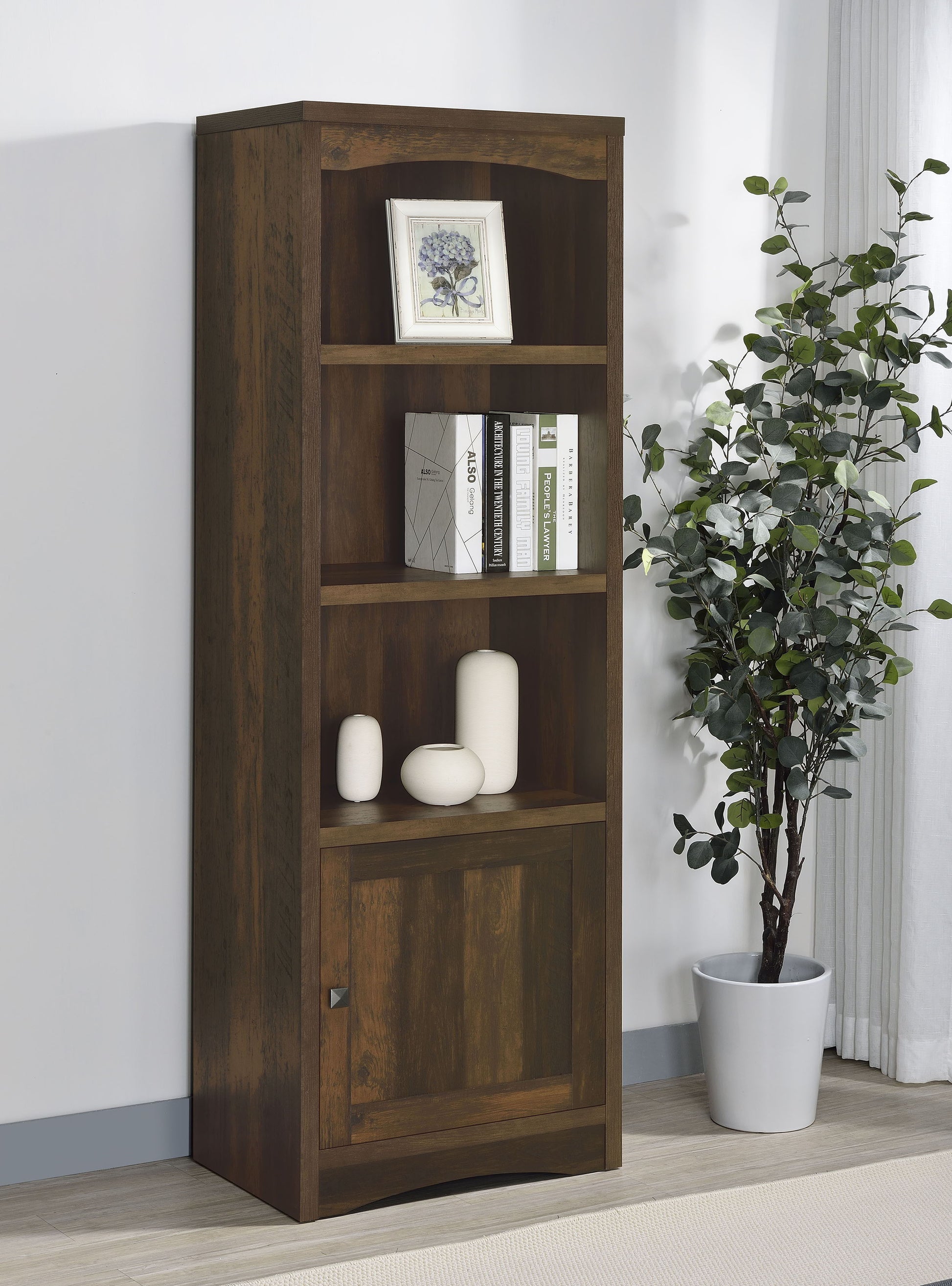 Coaster Fine Furniture Laughlin - 3 Shelf Engineered Wood Media Tower | Meri Furniture