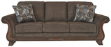 Ashley Furniture Miltonwood - Teak - Sofa | Meri Furniture