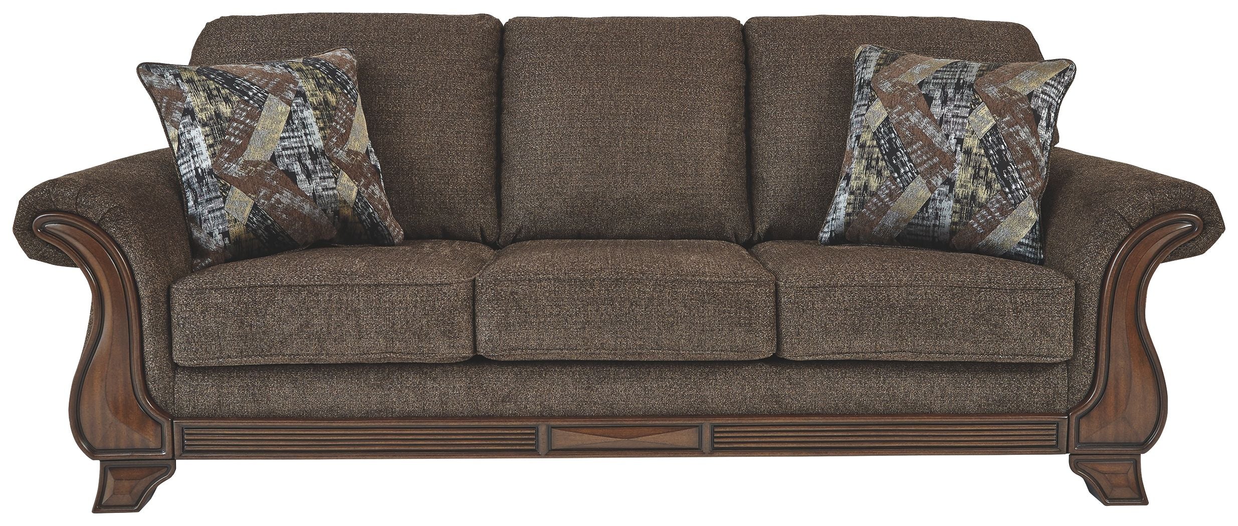 Ashley Furniture Miltonwood - Teak - Sofa | Meri Furniture