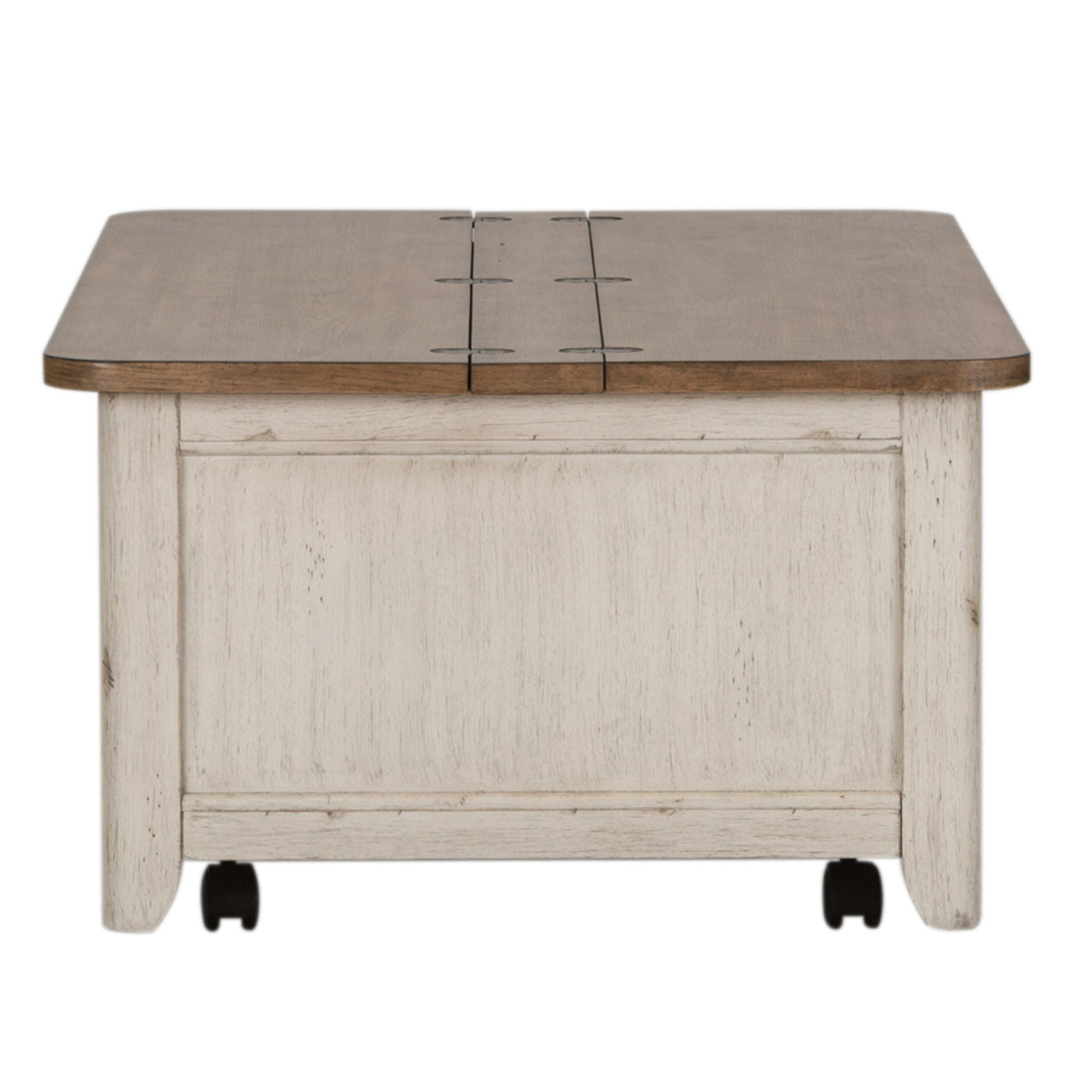 Liberty Furniture Farmhouse Reimagined - Storage Trunk - White | Meri Furniture