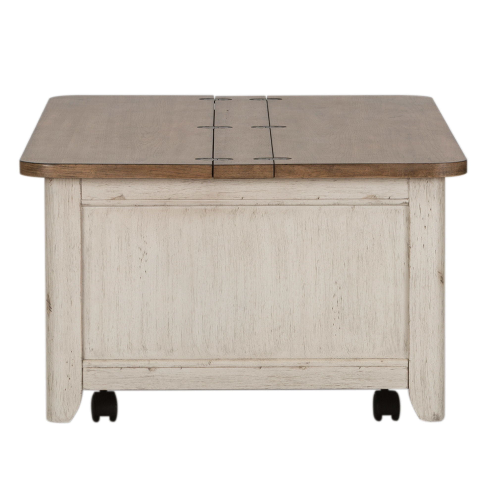 Liberty Furniture Farmhouse Reimagined - Storage Trunk - White | Meri Furniture