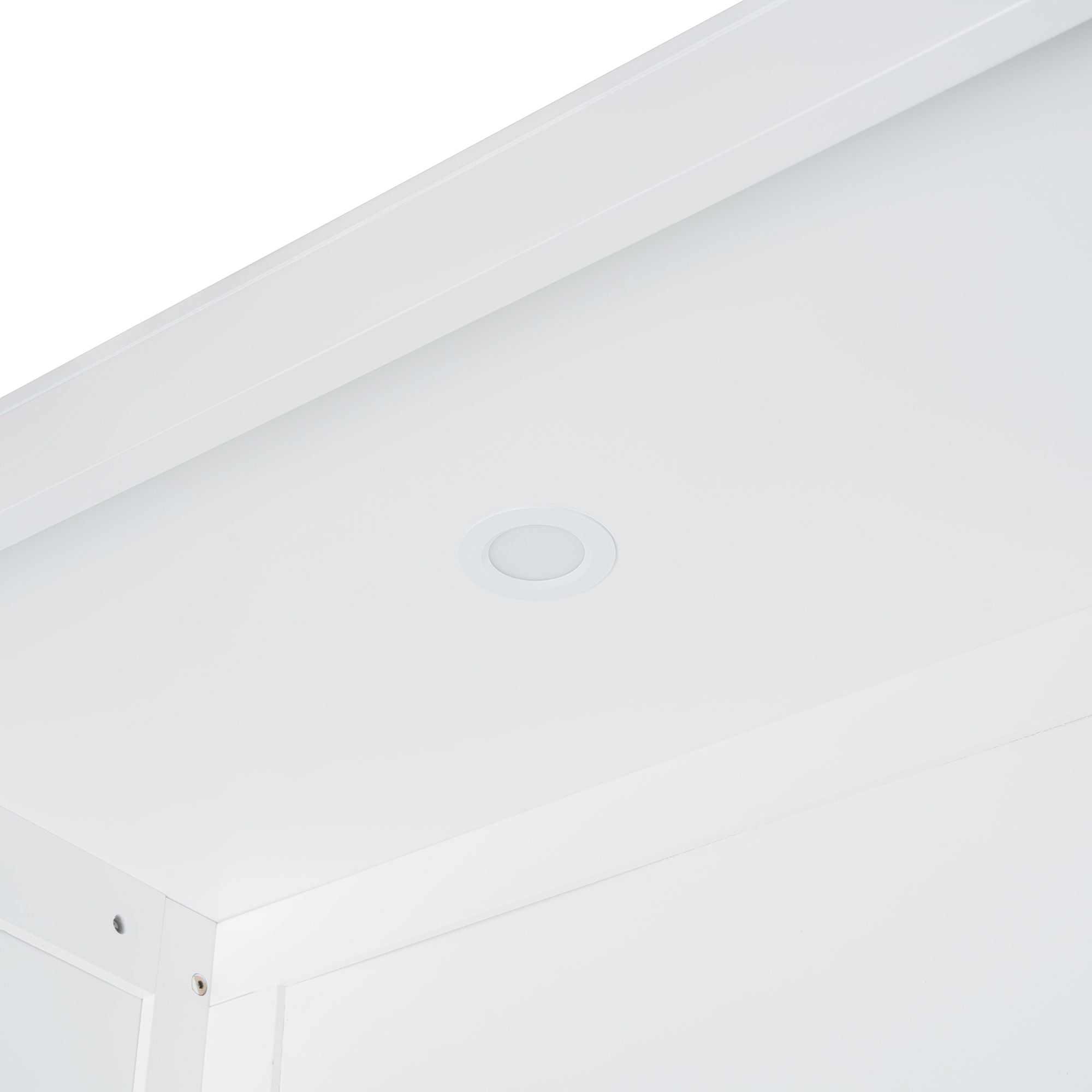 Murphy Wall Bed With Shelves, Wardrobe And LED Lights