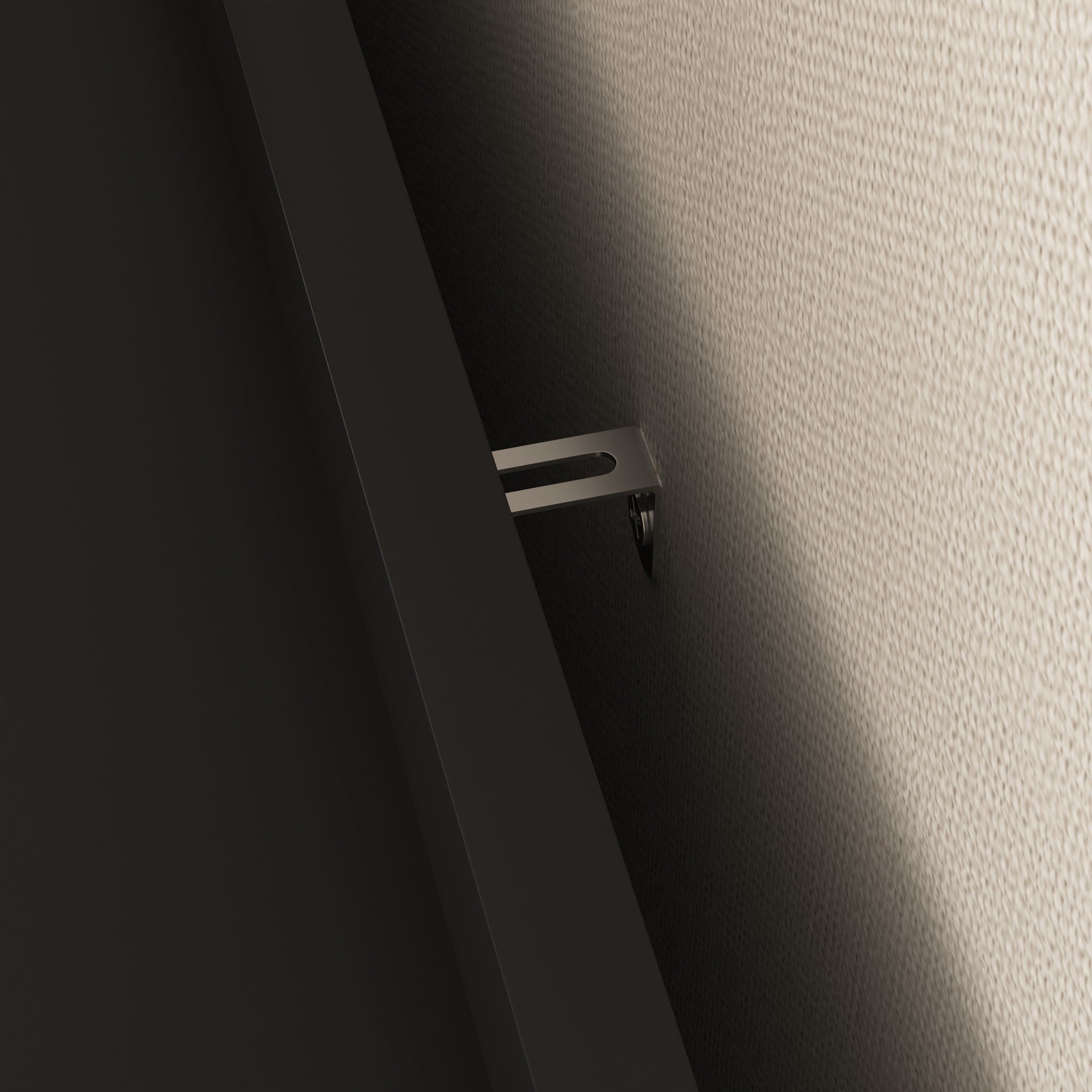 Modern Sideboard Buffet Cabinet With Red Doors And Unique Panel Styling