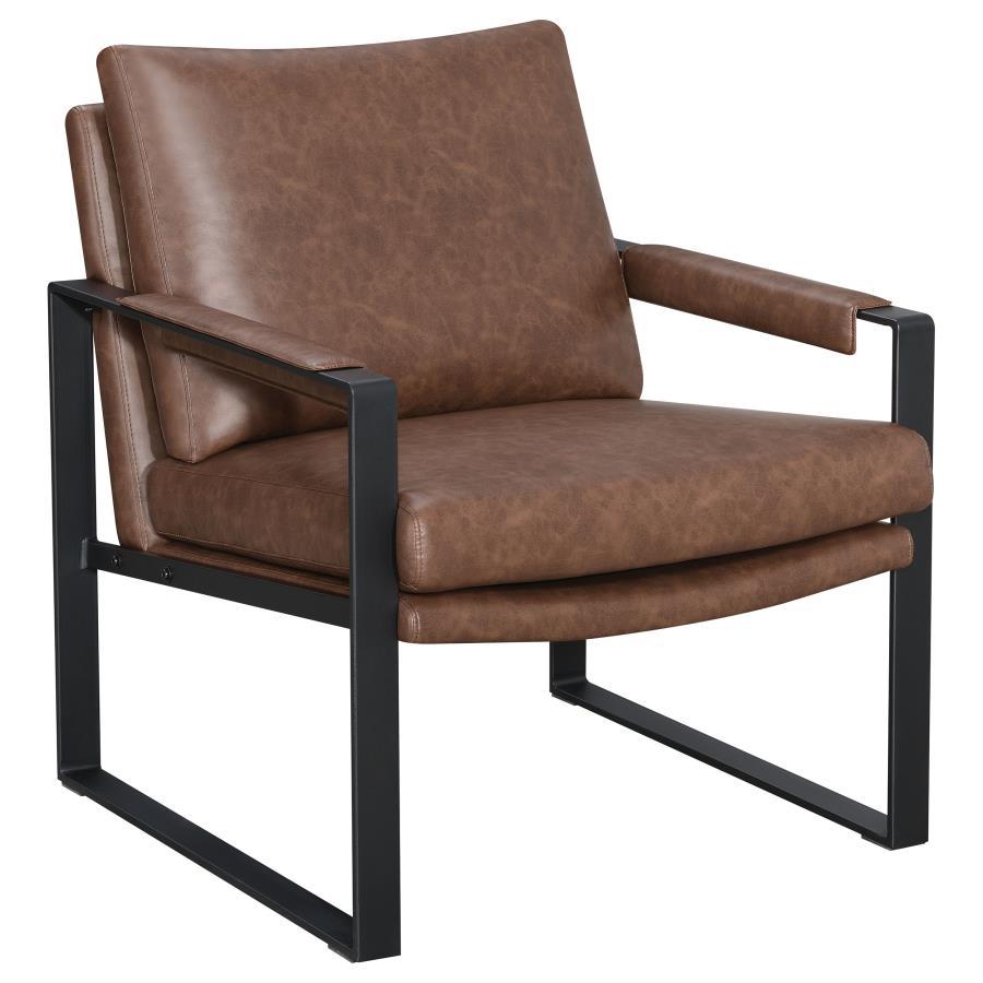Coaster Fine Furniture Rosalind - Upholstered Track Arm Accent Chair | Meri Furniture