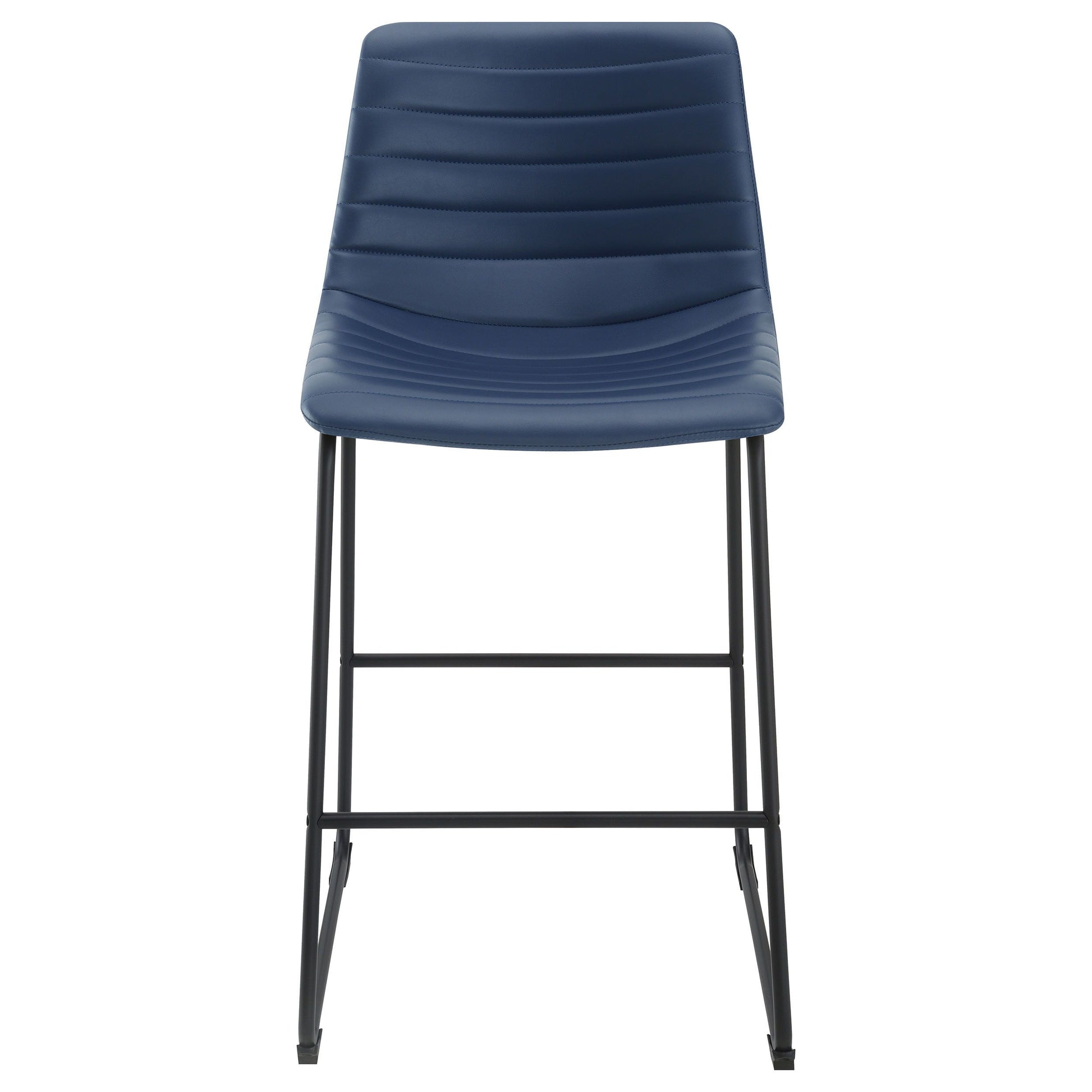 Coaster Fine Furniture Zuni - Faux Leather Upholstered Bar Chair (Set of 2) | Meri Furniture