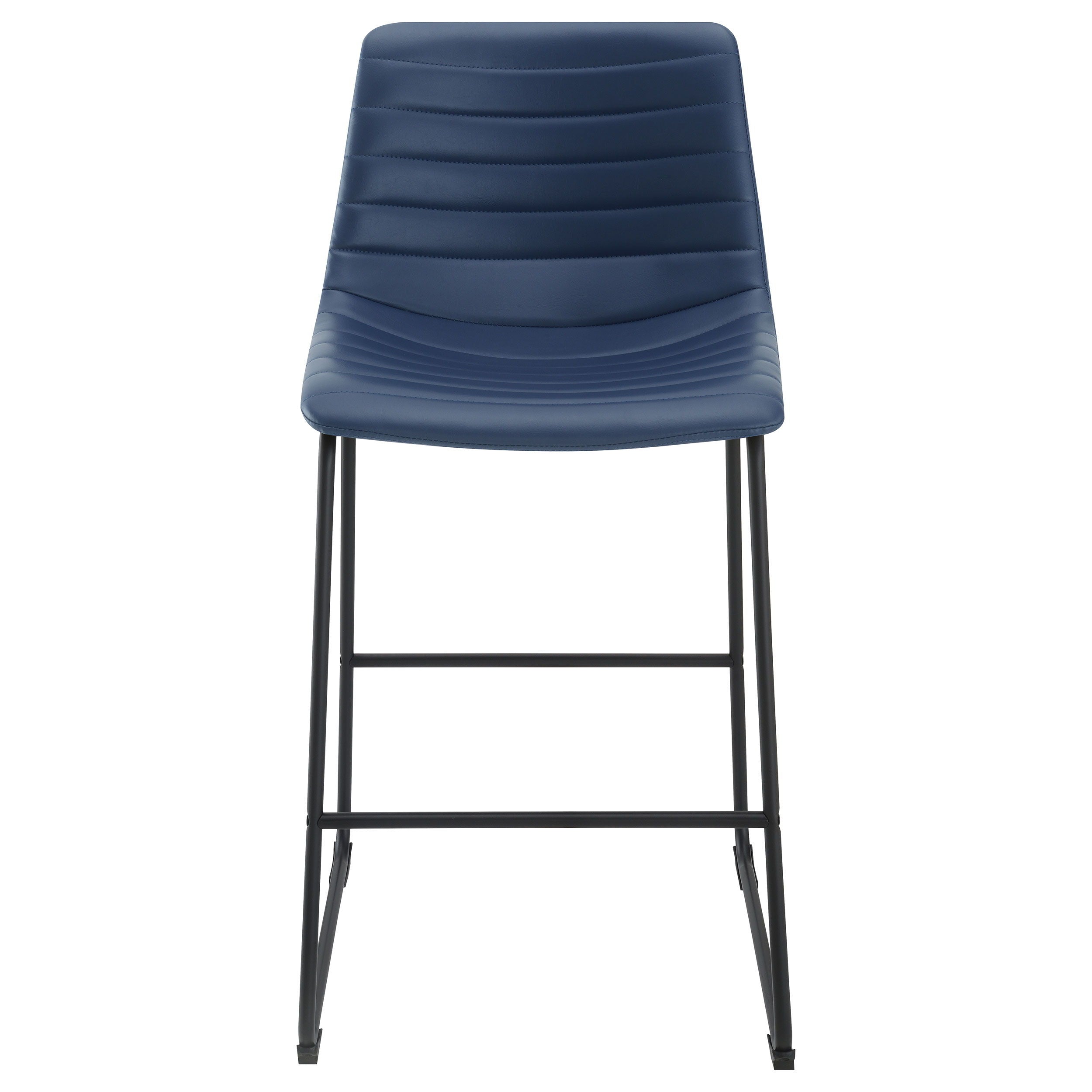 Coaster Fine Furniture Zuni - Faux Leather Upholstered Bar Chair (Set of 2) | Meri Furniture