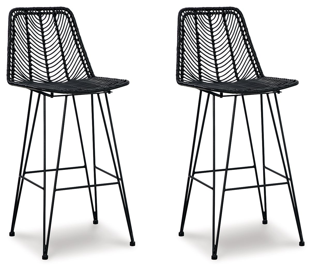 Signature Design by Ashley® Angentree - Tall Barstool (Set of 2) | Meri Furniture