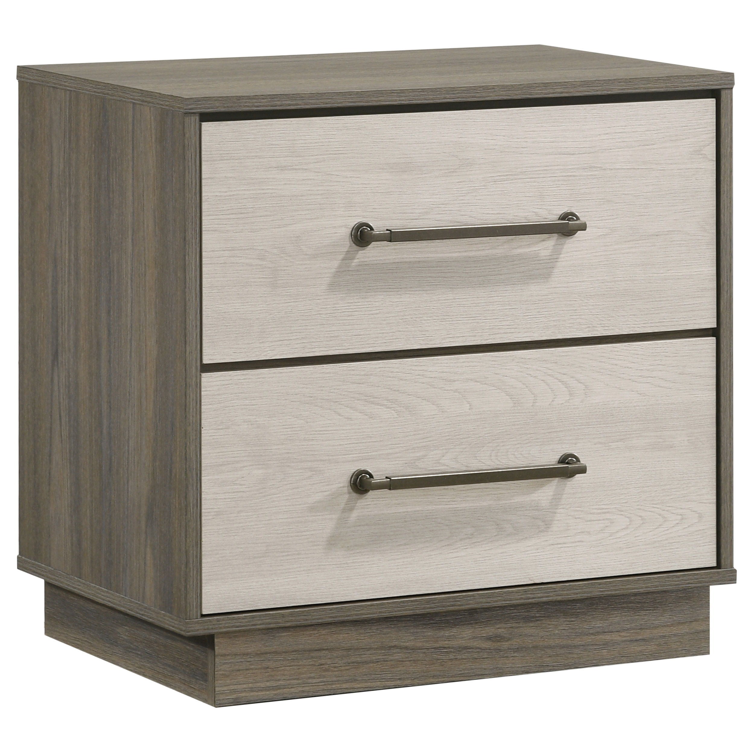 Coaster Fine Furniture Fenwick - 2-Drawer Nightstand Bedside Table - Gray Oak | Meri Furniture